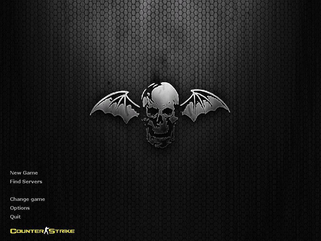 Avenged Sevenfold Death Bat HD Background. Counter Strike 1.6 GUI