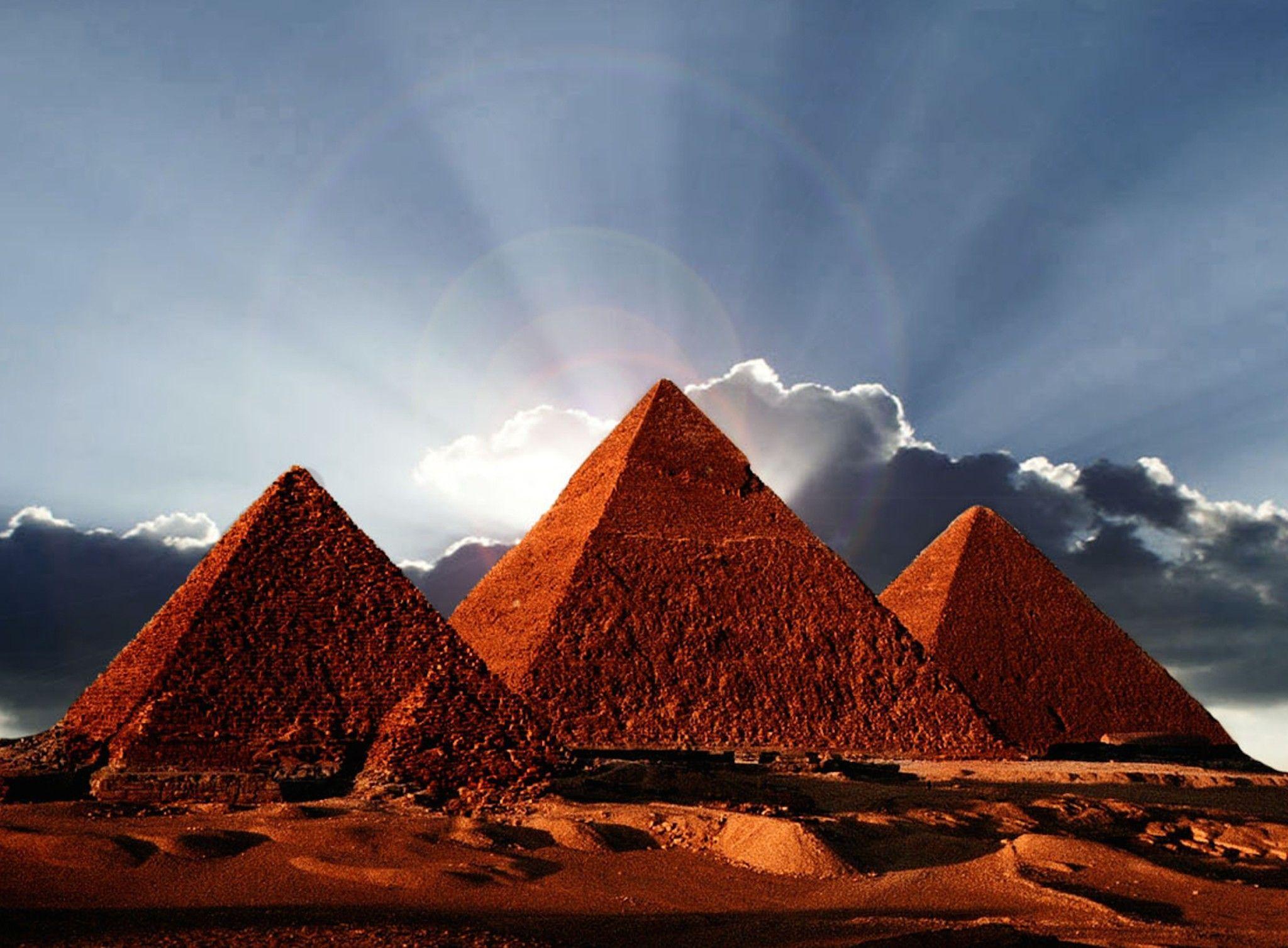 Egypt #Pyramids #Digital #Art 3D #Wallpaper #creative #design
