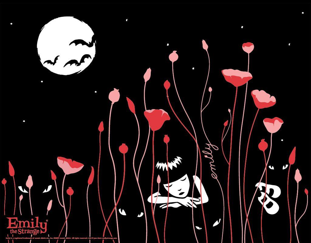 Emily the Strange!!!!! Bought the book when Hot Topic was still