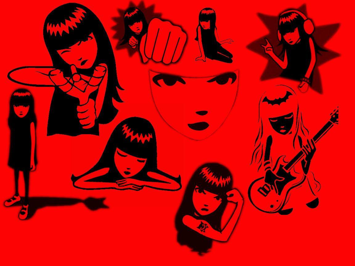 Emily The Strange Brush Set