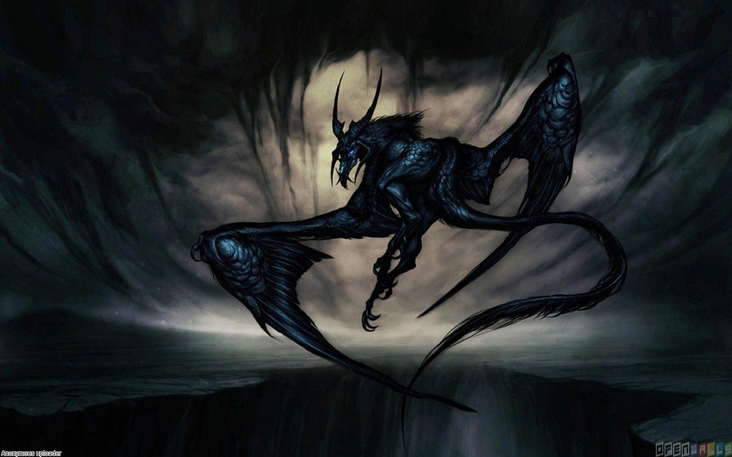 Dark dragon wallpaper