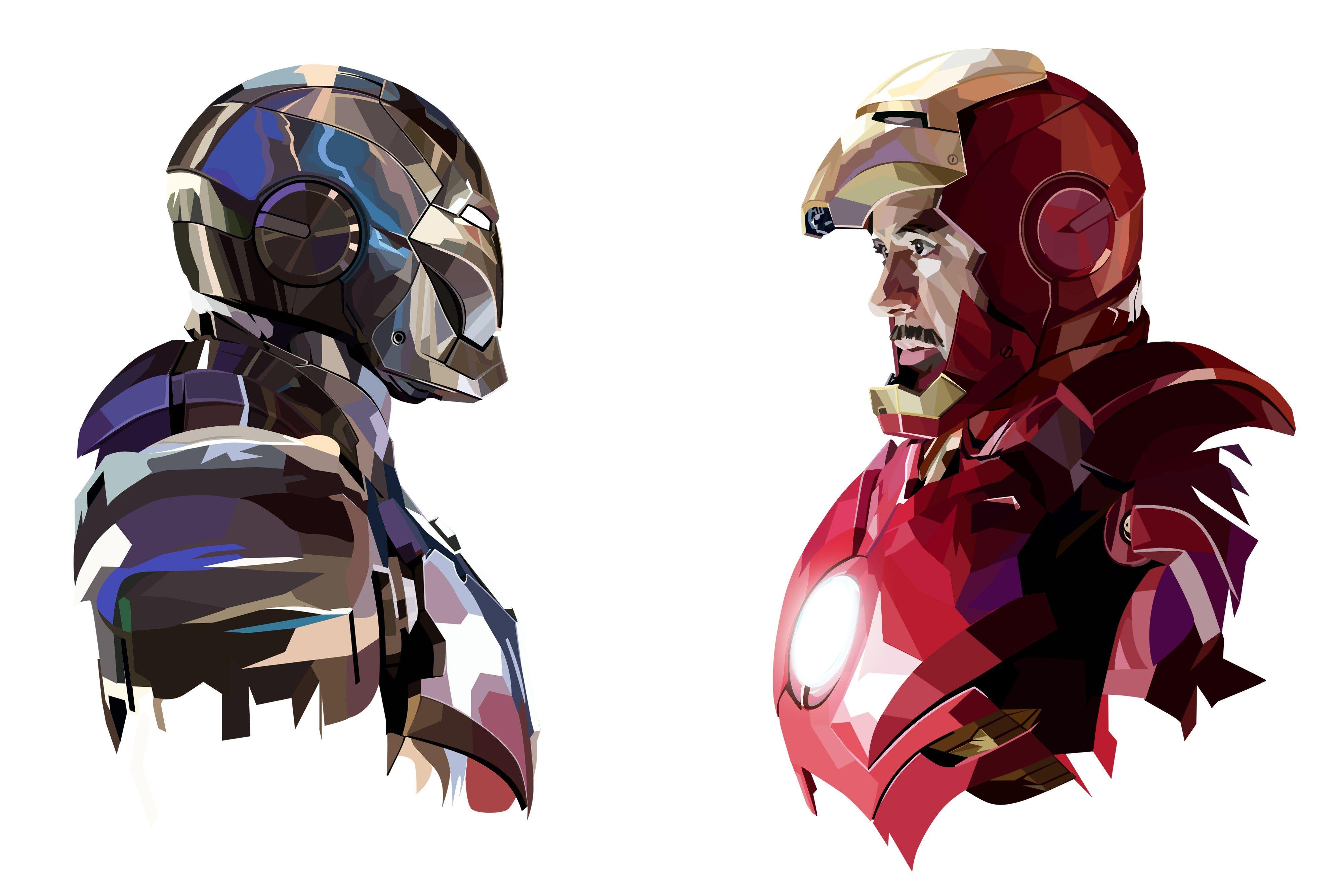 Tony Stark Iron Man Art 2048x1152 Resolution HD 4k