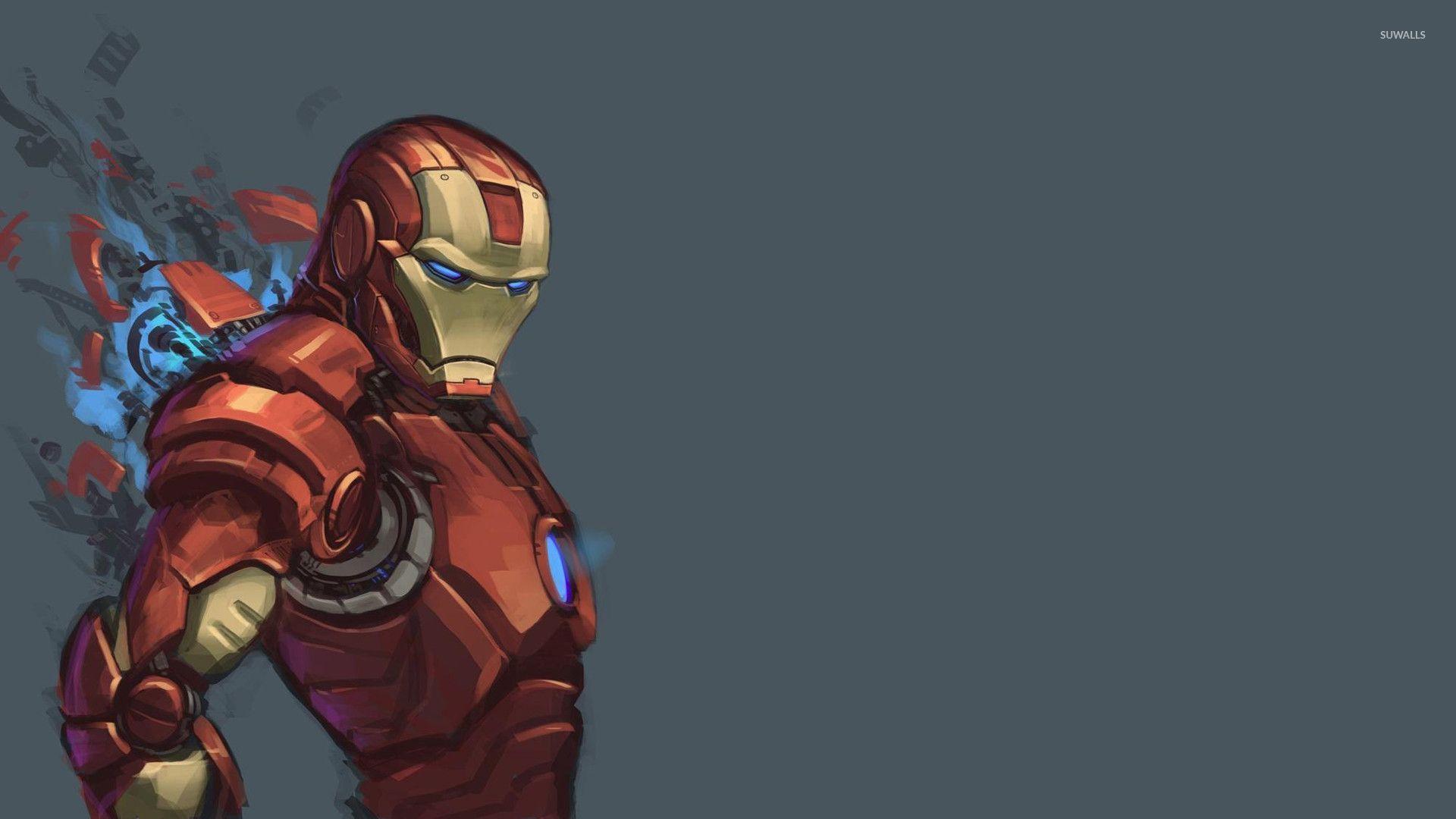 Iron Man artwork wallpaper wallpaper