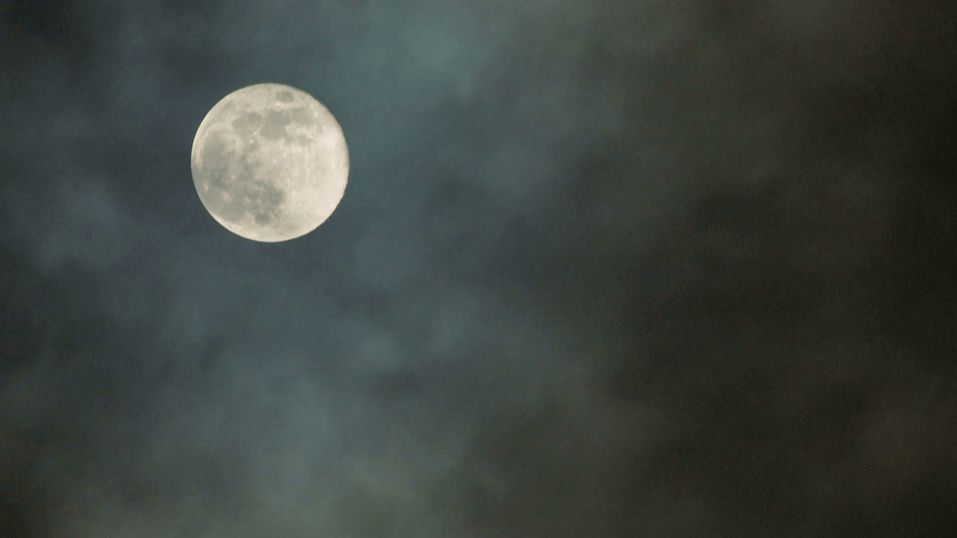 full moon background. night sky Stock Video Footage