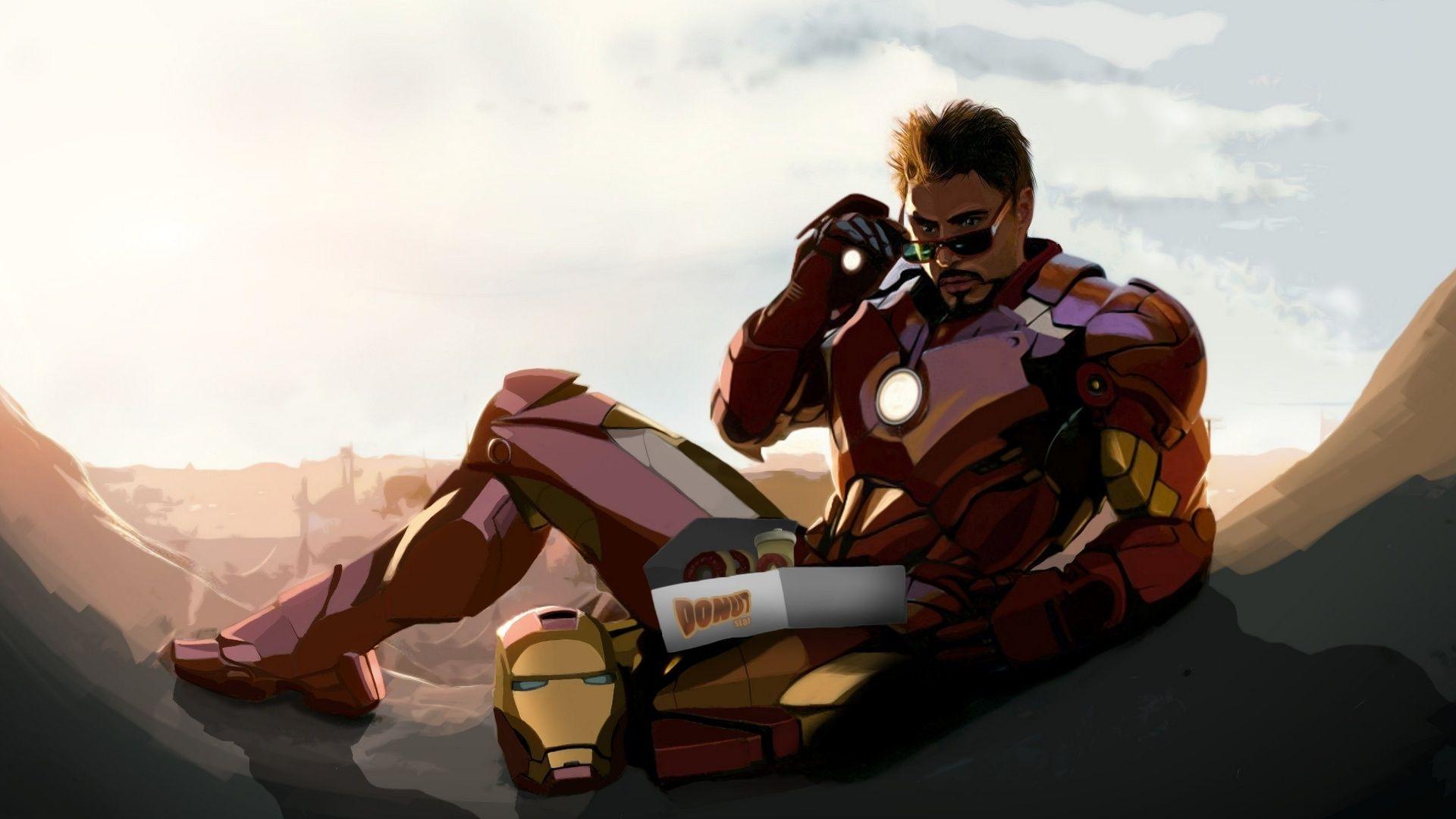 Tony Stark, Fan Art, Robert Downey Jr, Iron Man Wallpaper