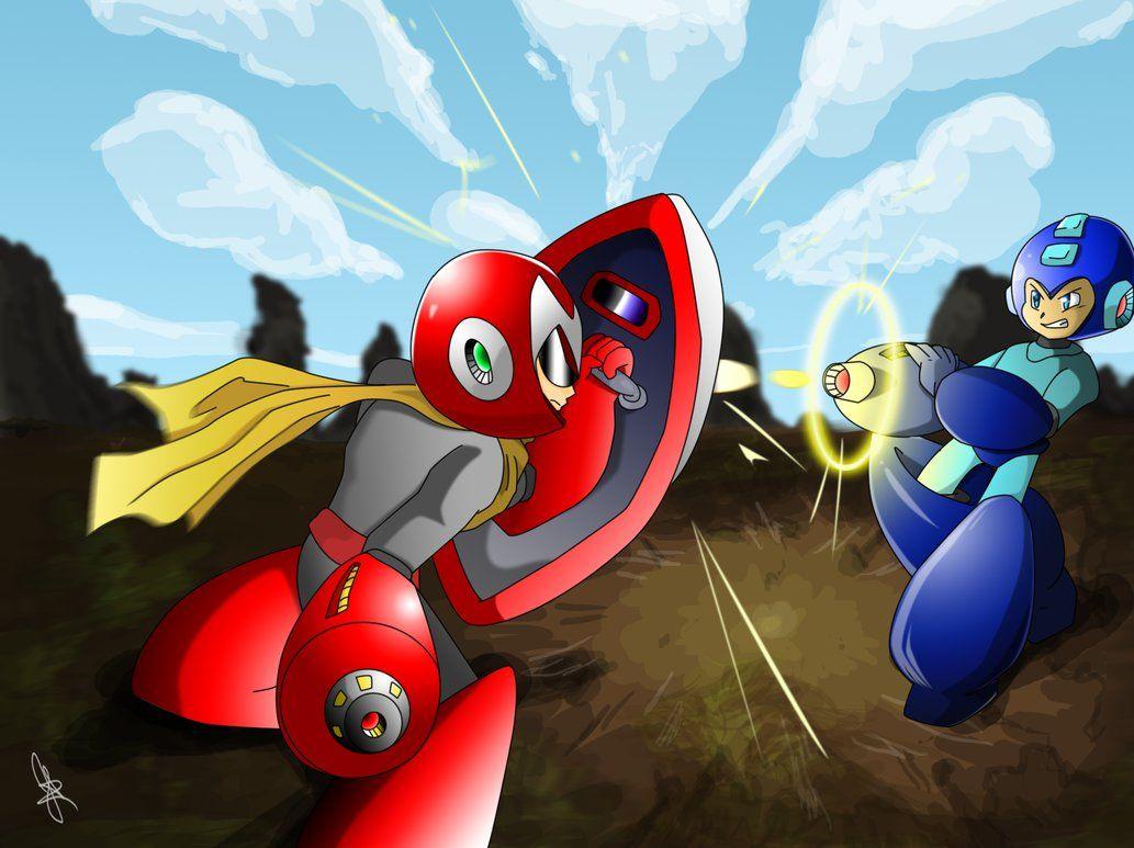 Protoman vs Megaman!