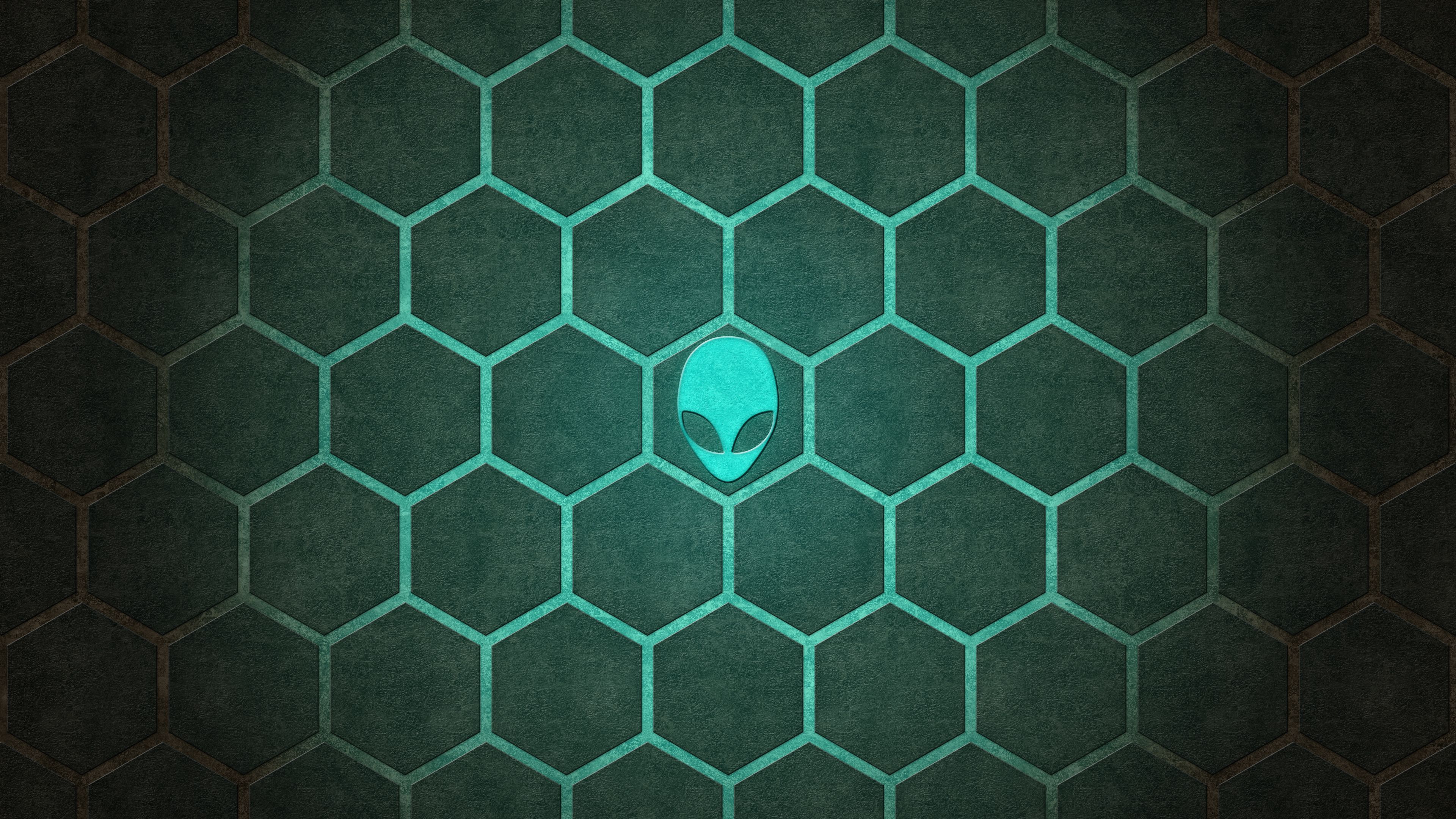 Full HD Of Alienware Wallpaper Green Computer