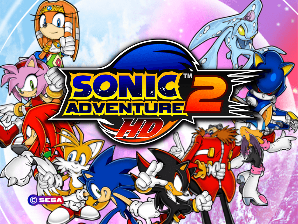 Sonic Adventure 2 HD Project: Title Screen Preview