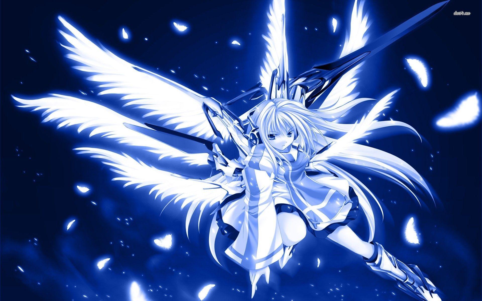 19305 Blue Warrior Angel 1920x1200 Anime 1920×1200
