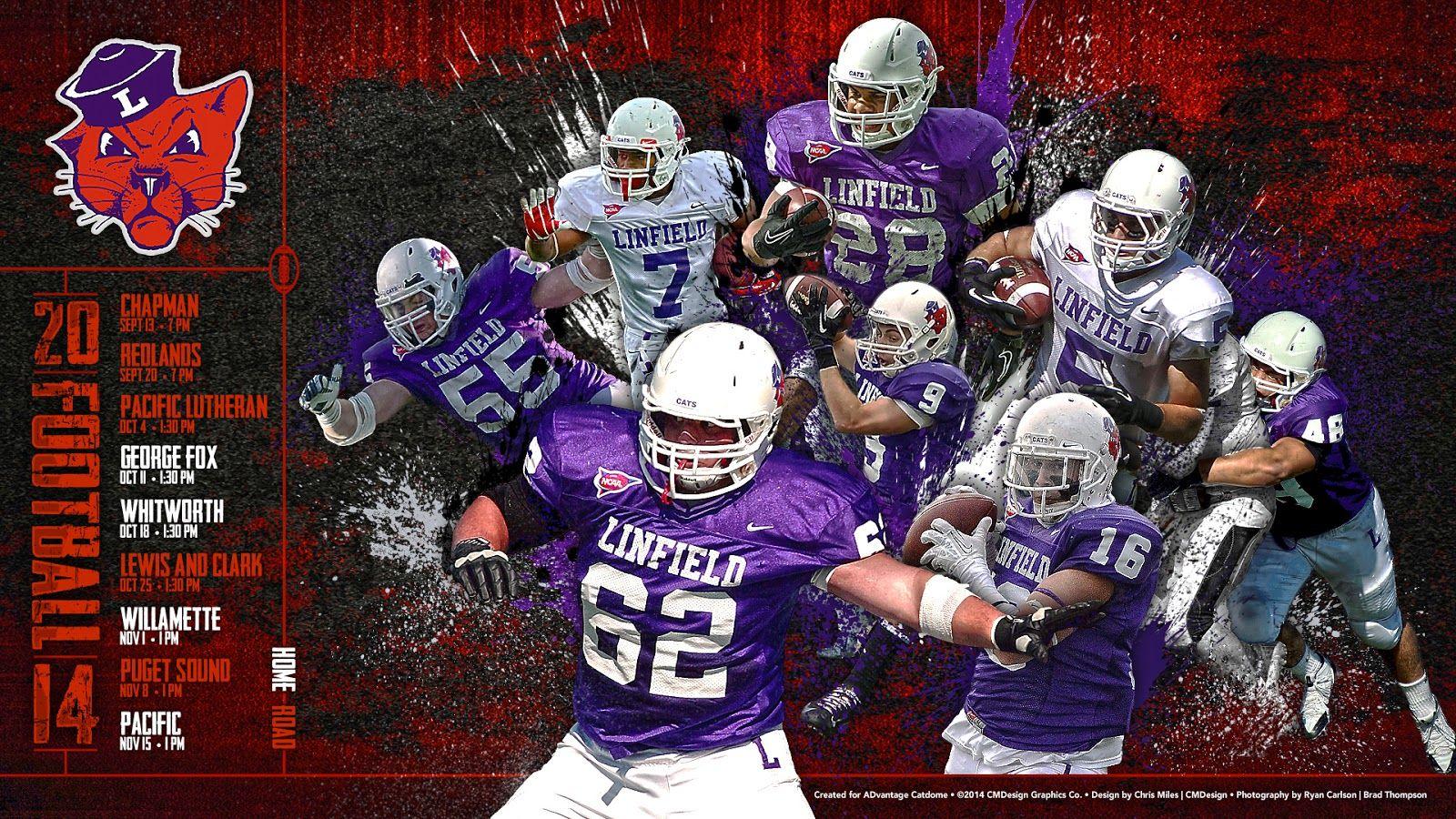 ADvantage Catdome: Your 2014 Linfield College Football Wallpaper!!!!