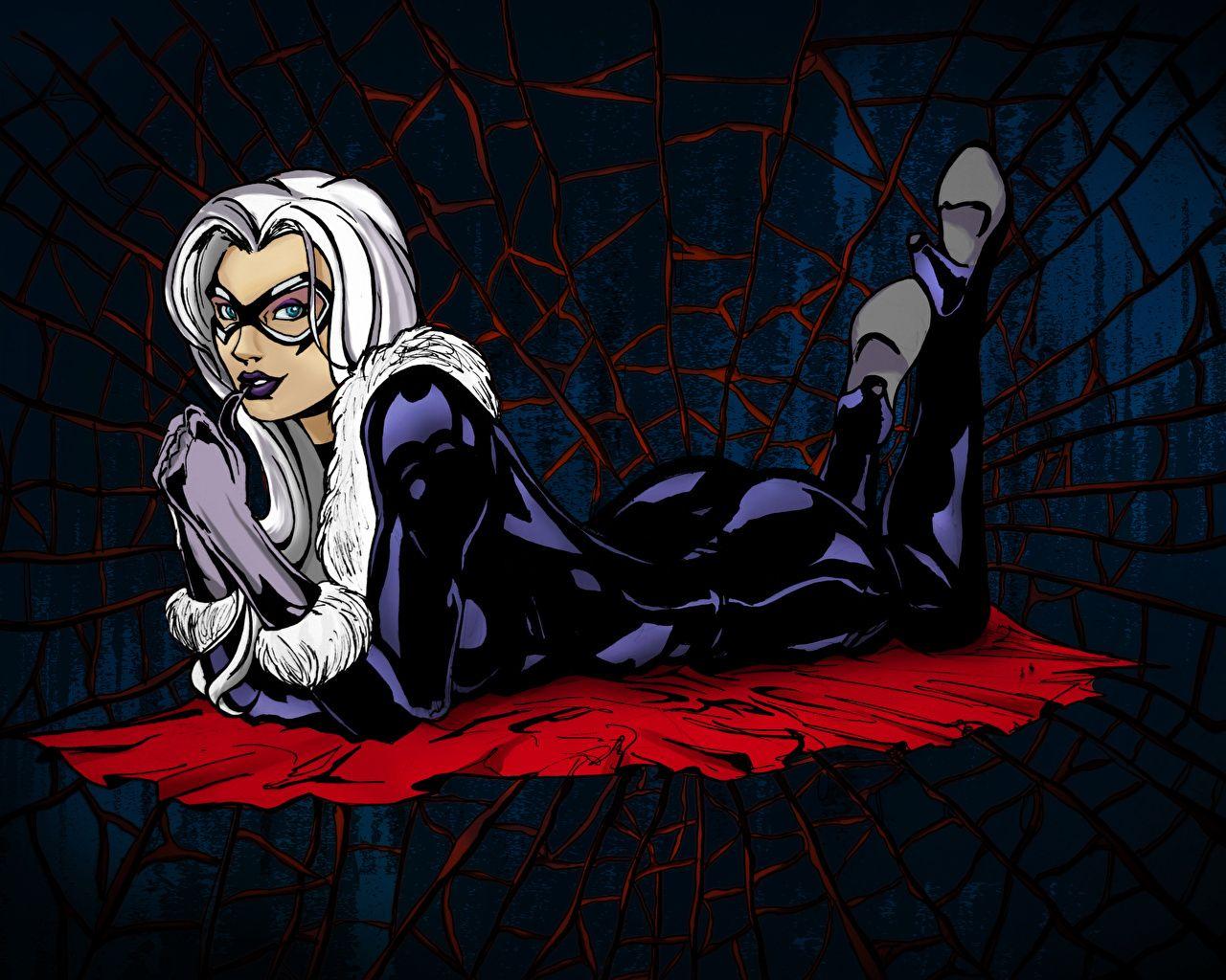 Photo Heroes comics Catwoman hero Felicia Hardy Girls 1280x1024