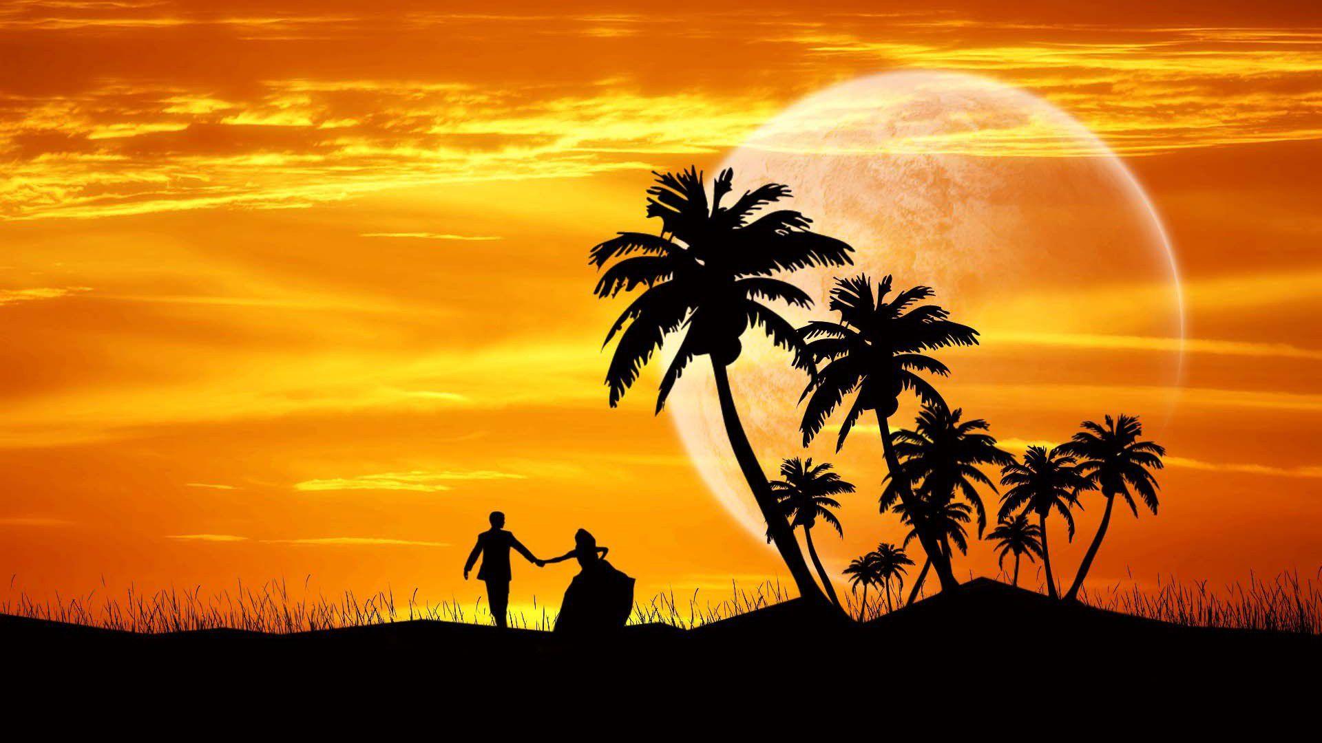 3d Sunset Laptop Backgrounds Wallpapers
