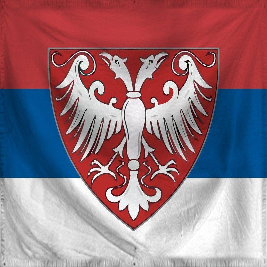 Serbian Nemanjic dinasty flag