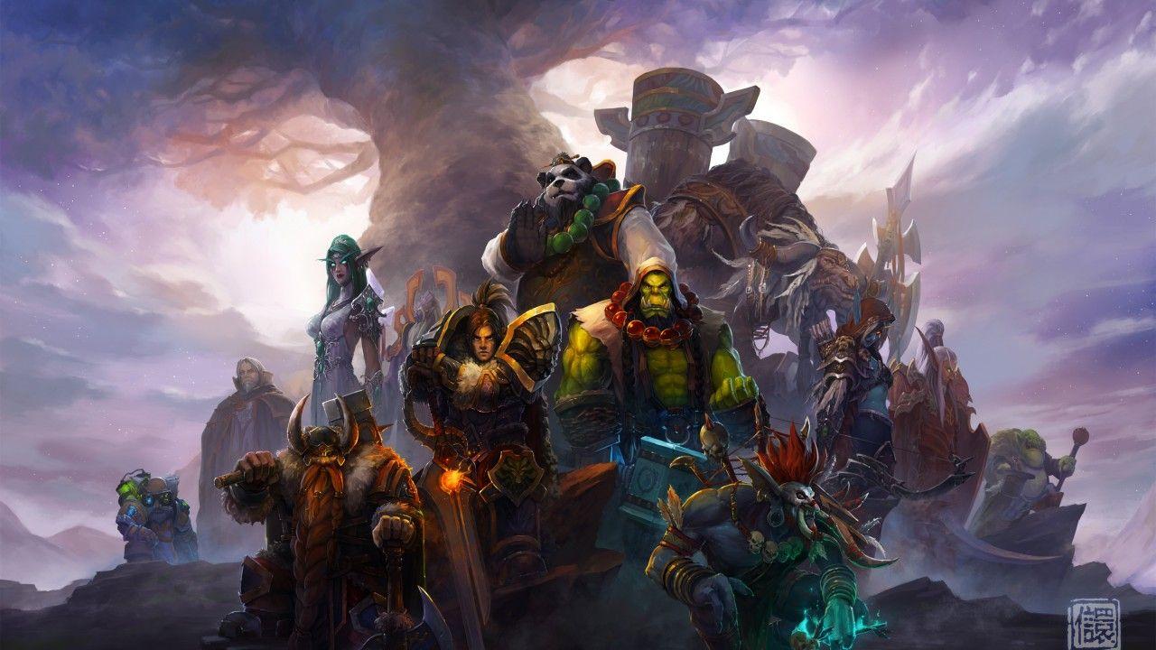Wallpaper Orc Warrior, Gnome Men, Panda Armor, World Of Warcraft, 4K