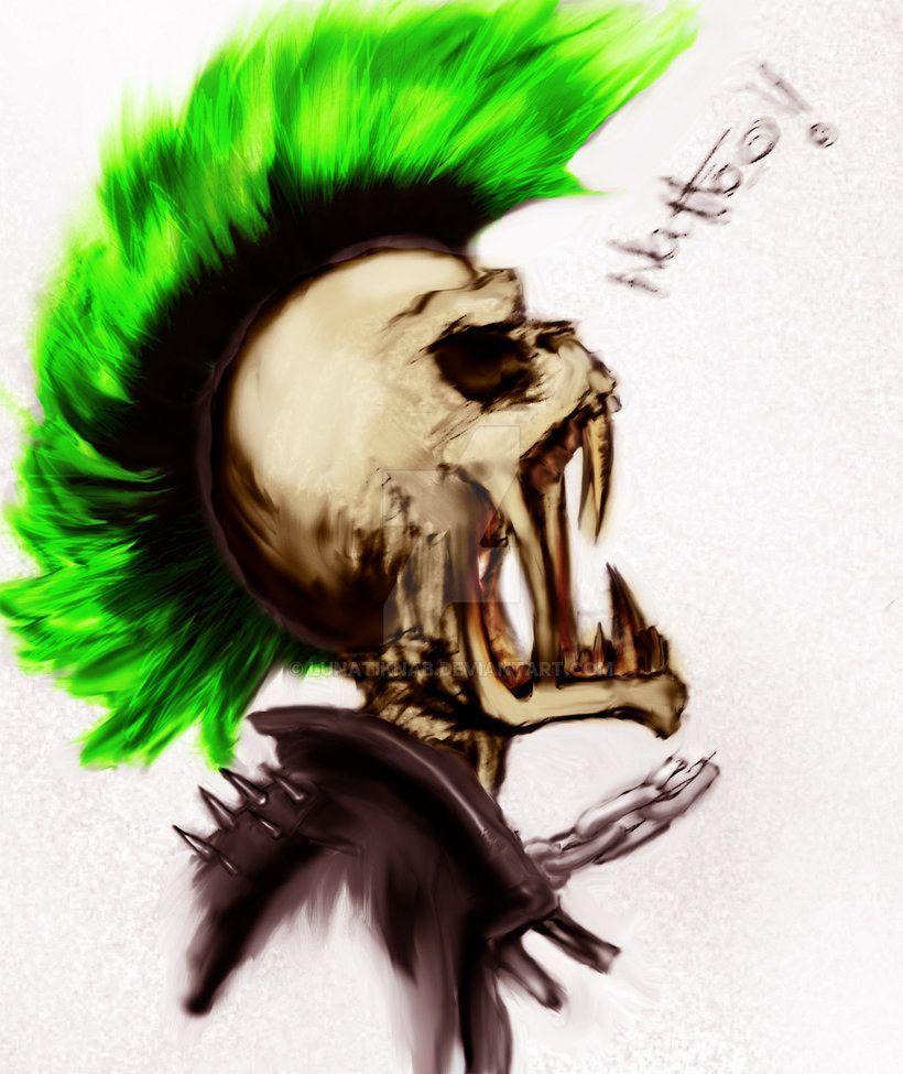 Rawr Punk Skull 3