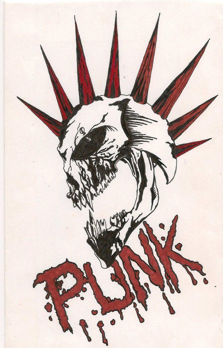 punk skull