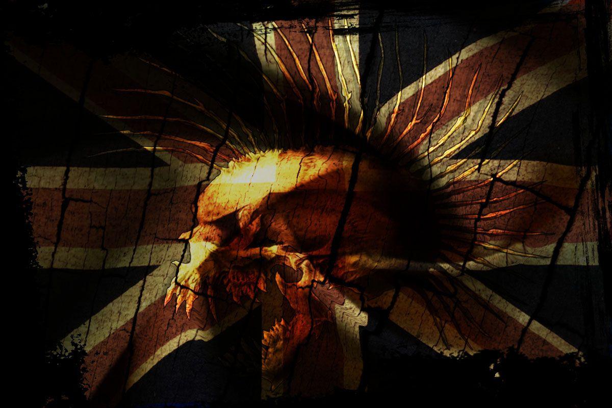 Punk Great Britain Flag wallpaper from Punk wallpaper. Skulls