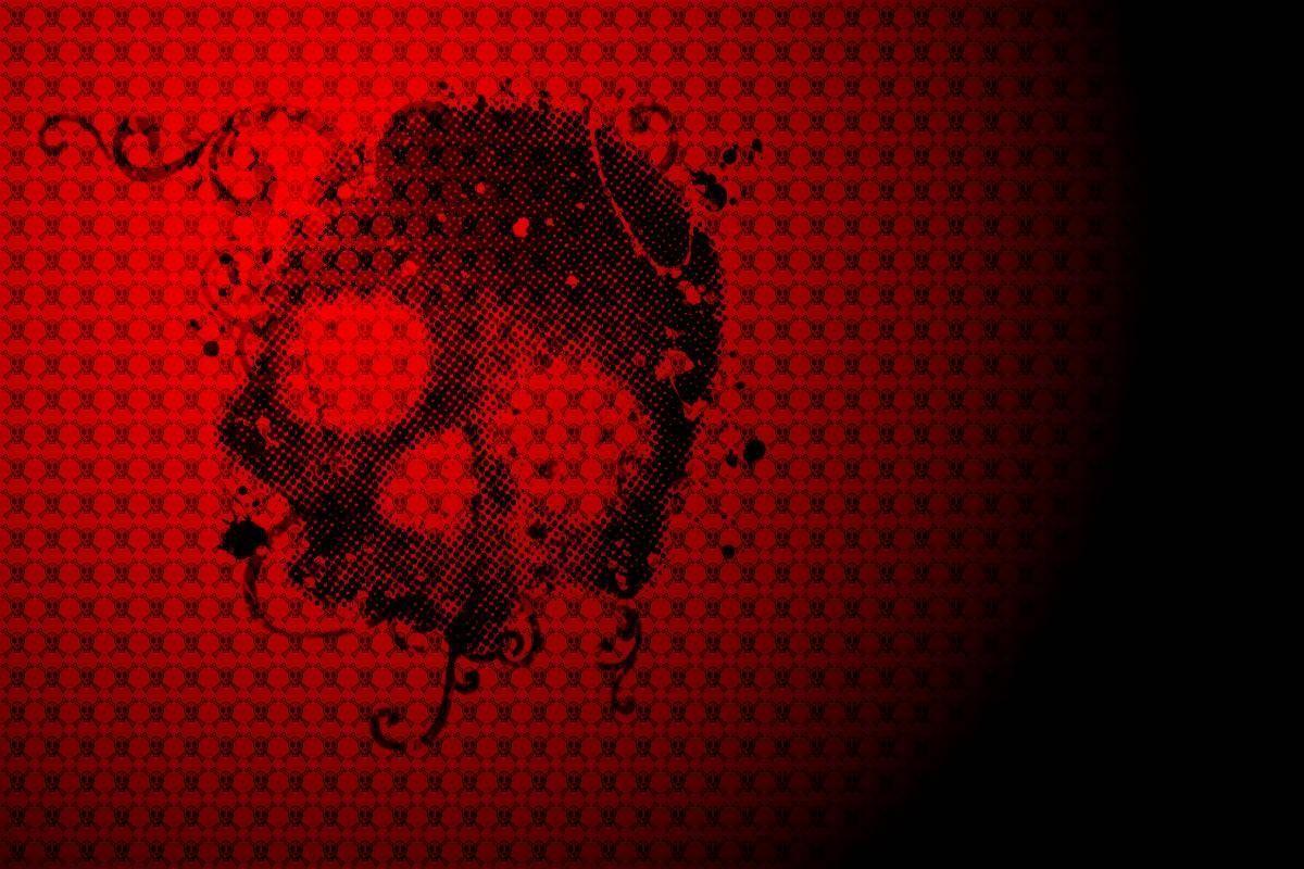 undefined Red And Black Skull Wallpaper. Adorable Wallpaper