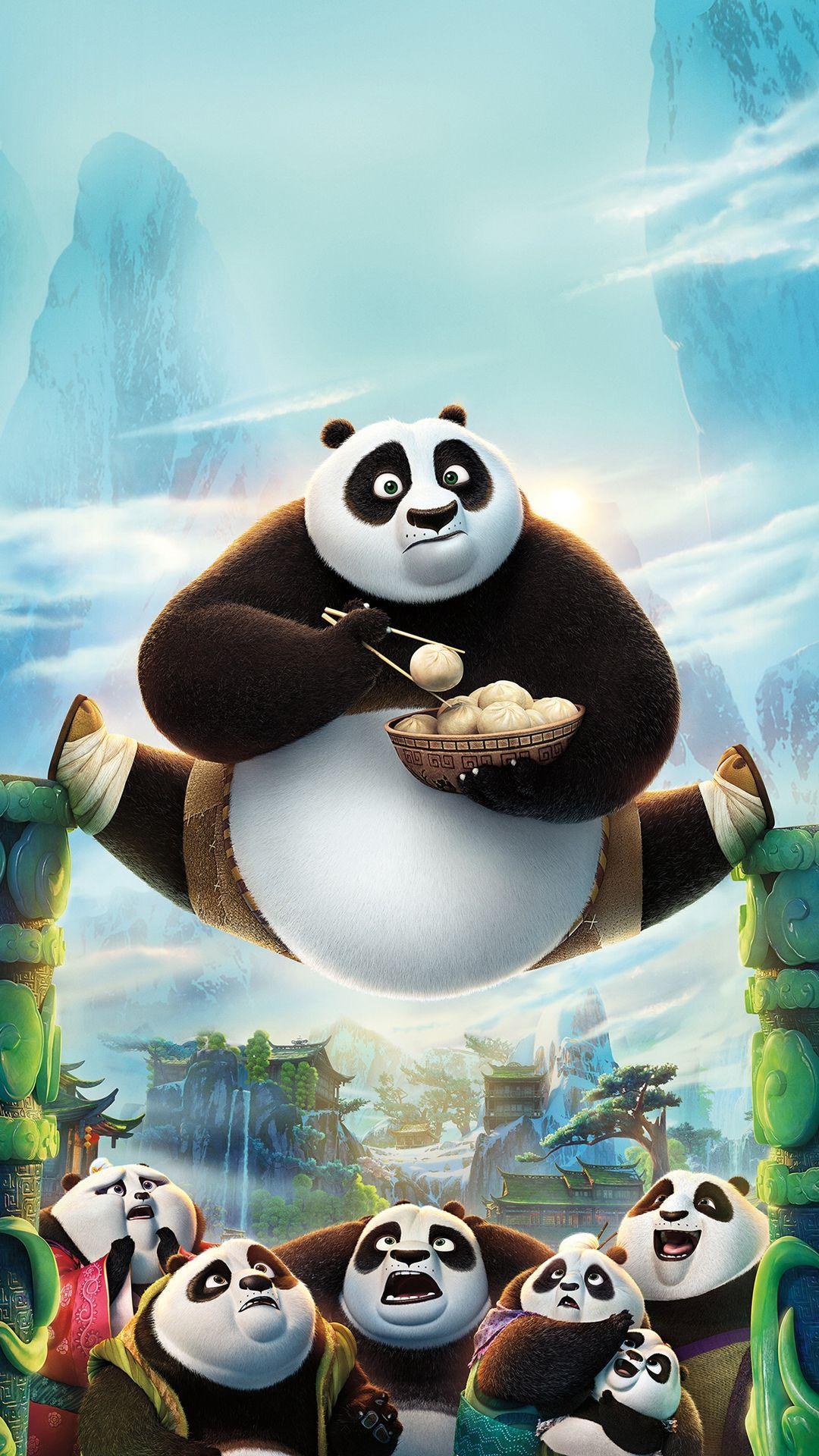 Kungfu Panda Art Illust Film Disney iPhone Wallpaper. cartoon