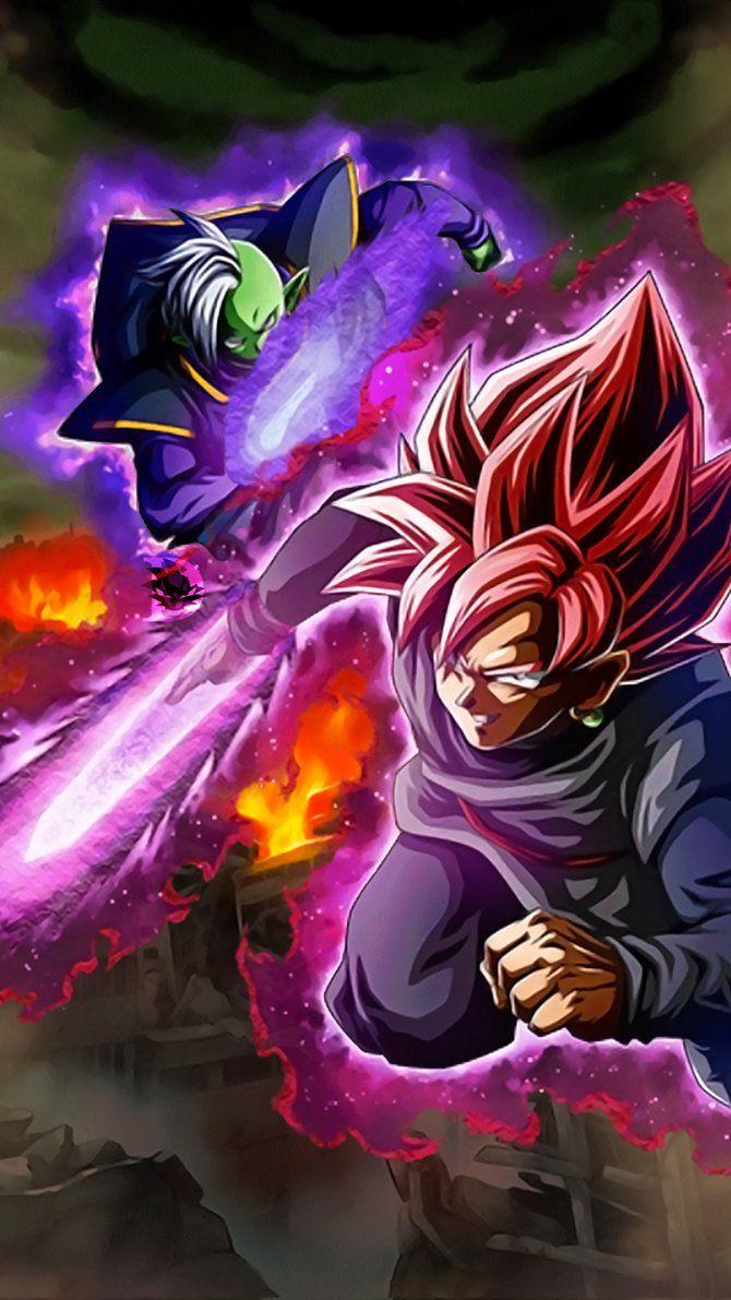 Dokkan Battle LR Black And Zamasu Wallpaper 1080p