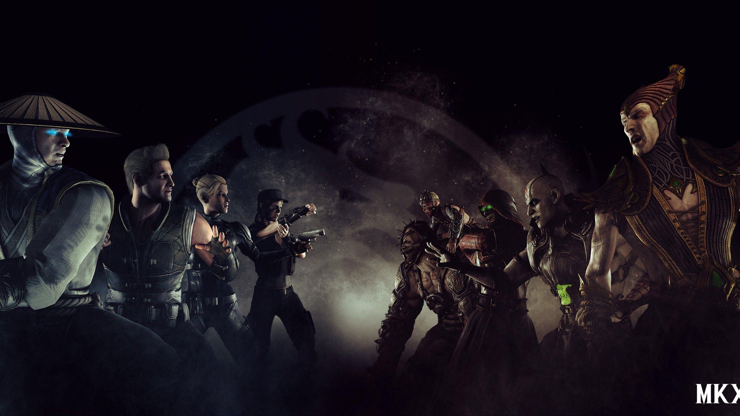 Wallpaper Mortal Kombat X, Characters, PC Games, Xbox One, PS4
