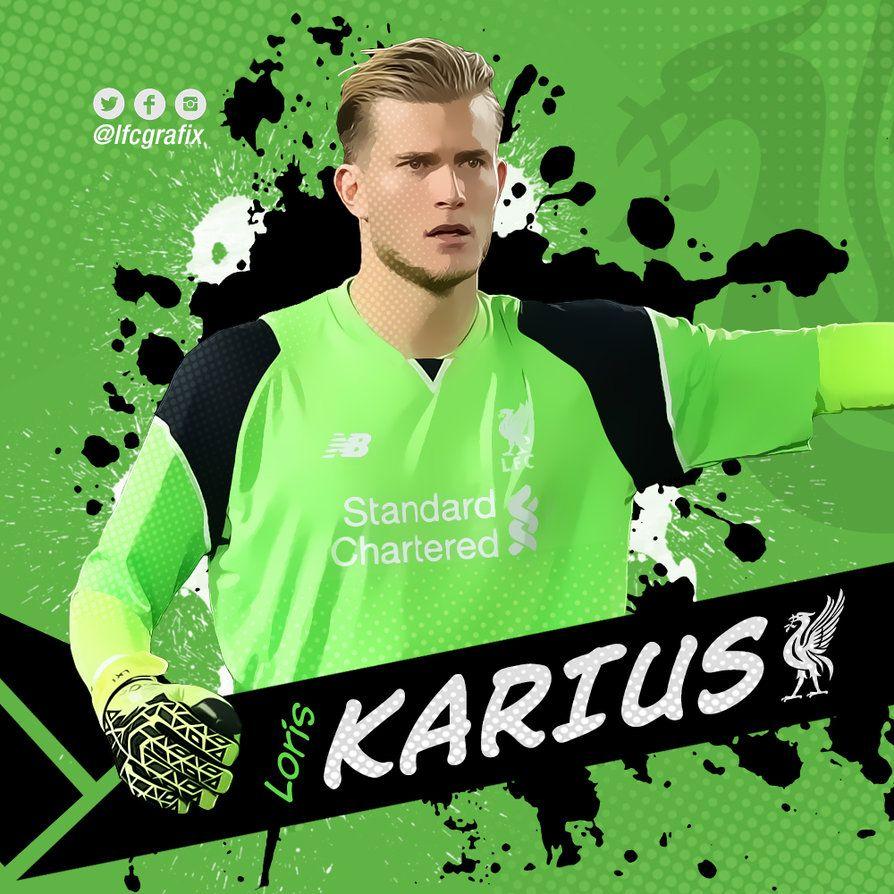 Loris Karius Halftone Effect Photohop Design