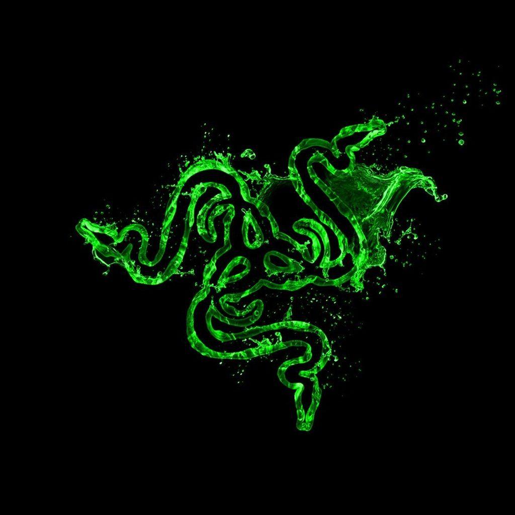 Green Razer Logo. Desktop wallpaper, Black phone wallpaper, HD wallpaper