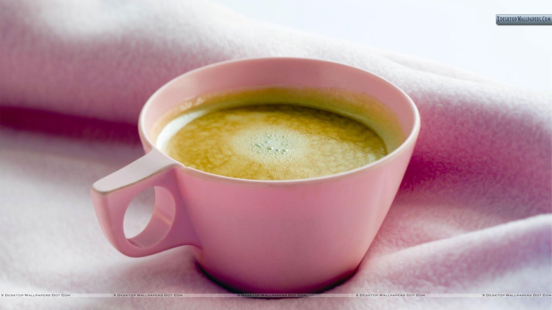 Pink Cup Of A Tea Wallpaper