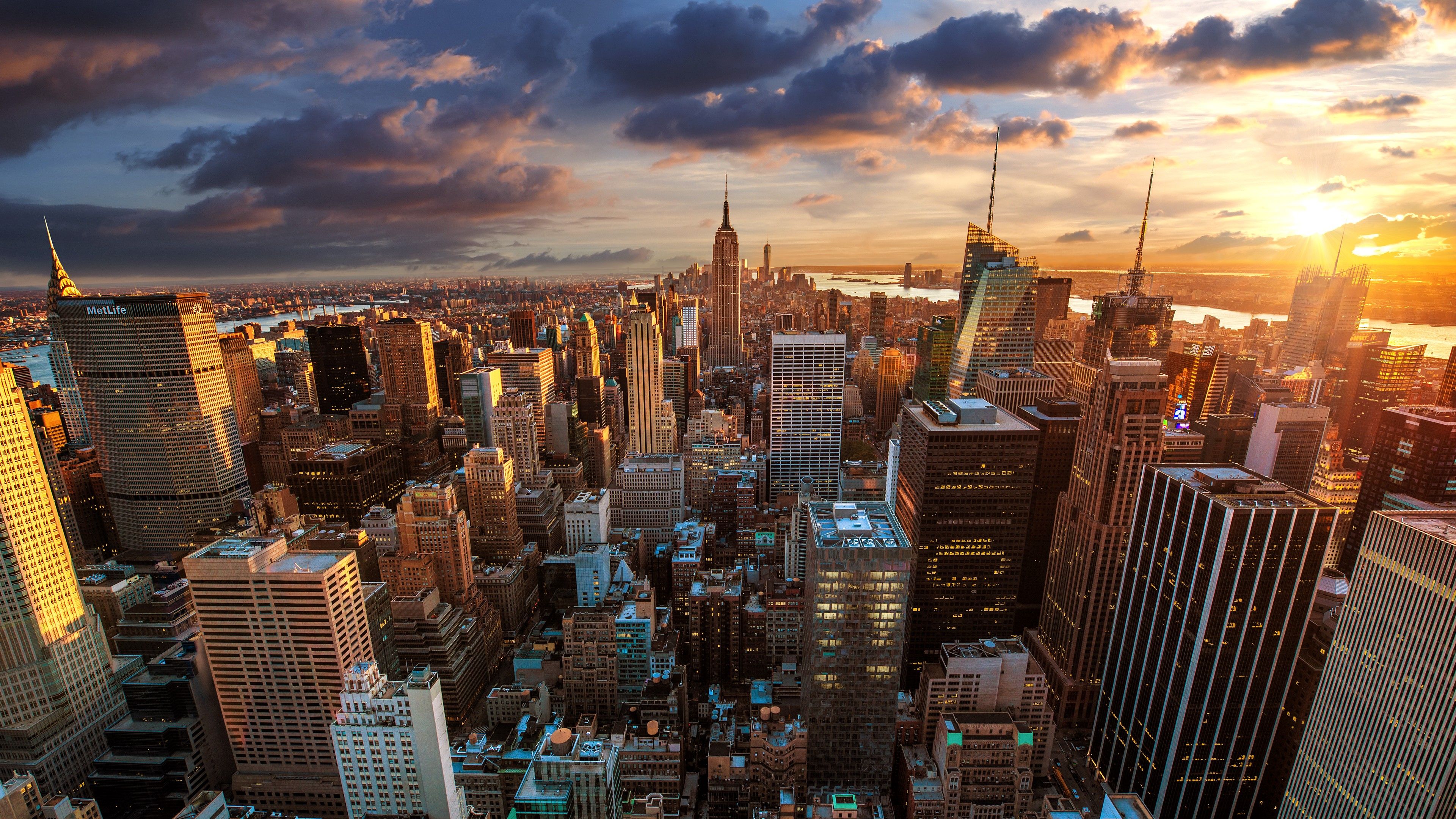 Maximize: Cityscapes New York City Skyscrapers Usa Cities Wallpaper