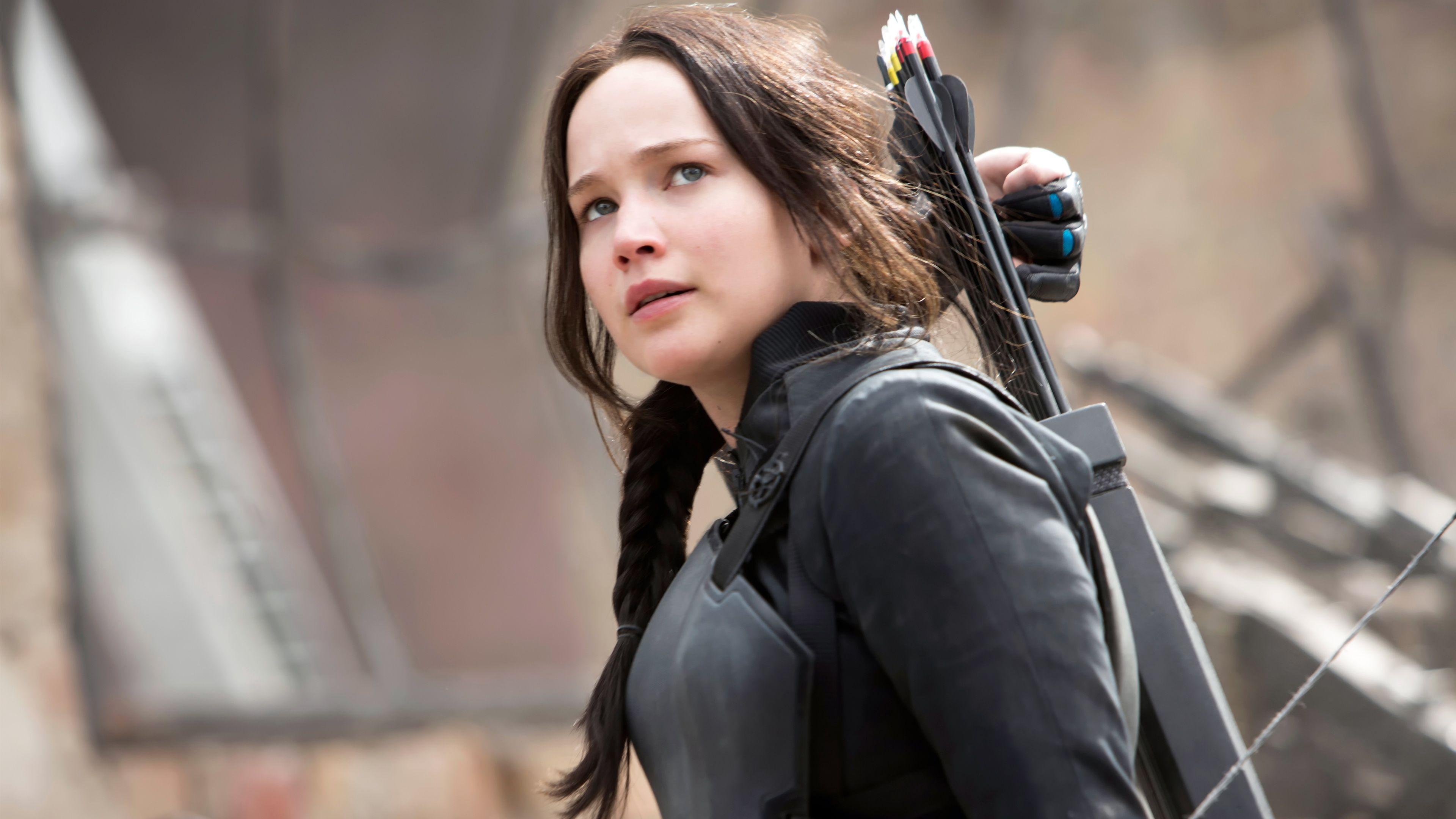 Jennifer Lawrence as Katniss Everdeen Wallpaper. HD Wallpaper