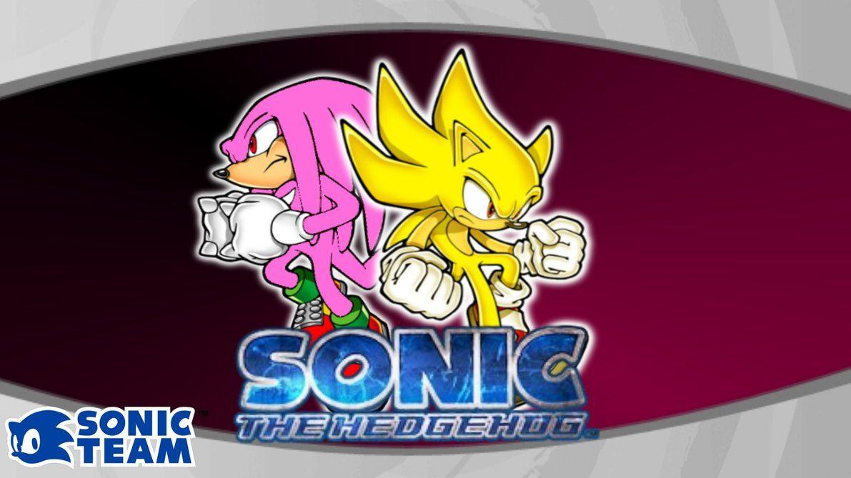 Super Sonic and Hyper Knuckles Wallpaper