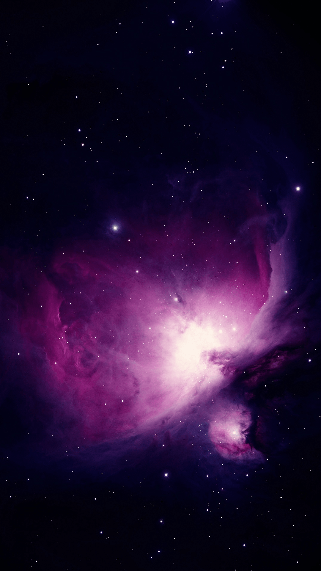 Purple Space Galaxy S4 Wallpaper (1080x1920)