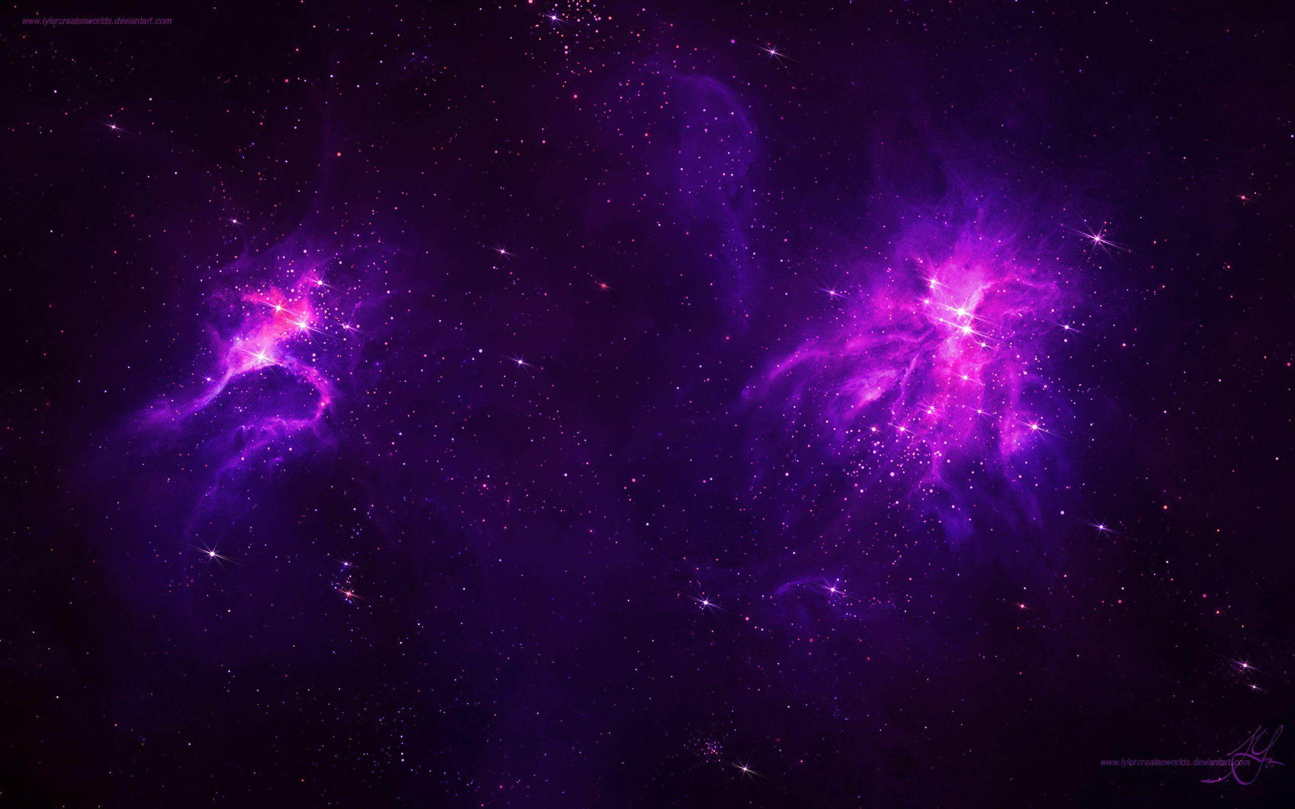 Purple Space Wallpapers - Wallpaper Cave
