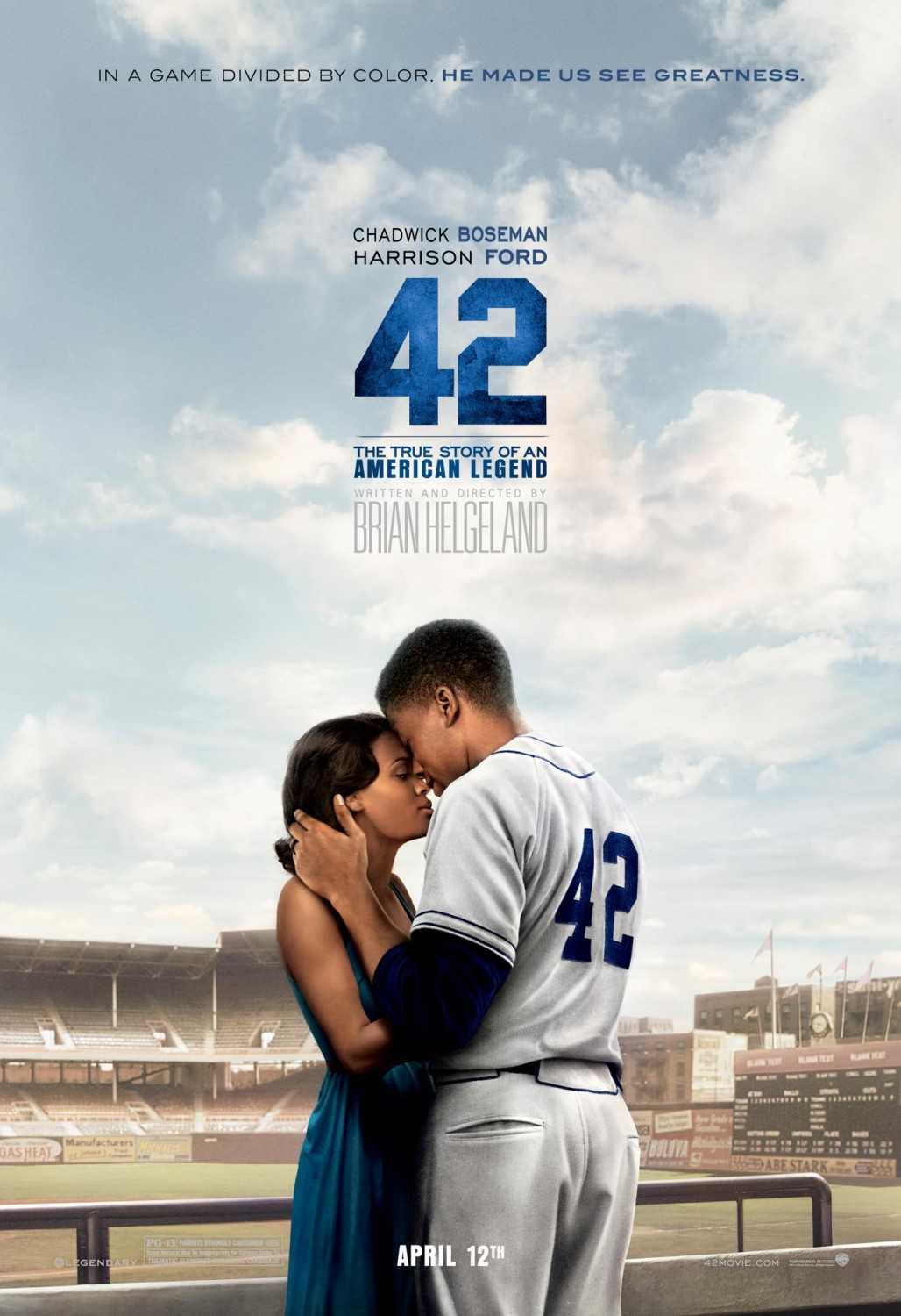 Jackie Robinson. Harrison Ford. Randy's Film Commentary and Reviews