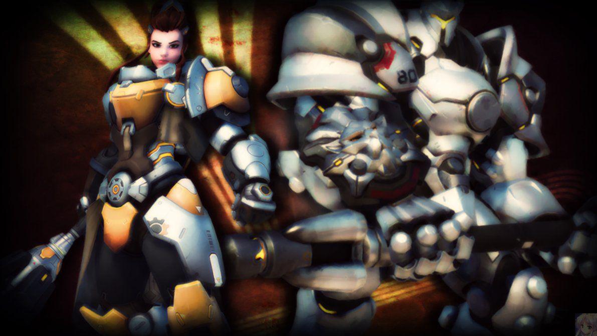 Overwatch- Brigitte and Reinhardt