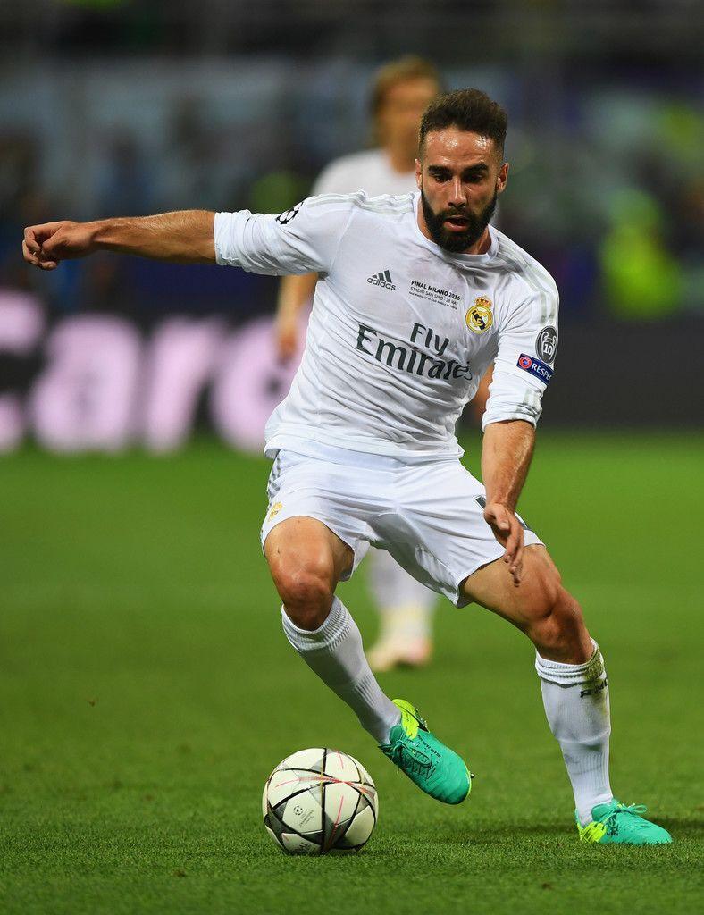 Daniel Carvajal of Real Madrid in action during the UEFA Champions
