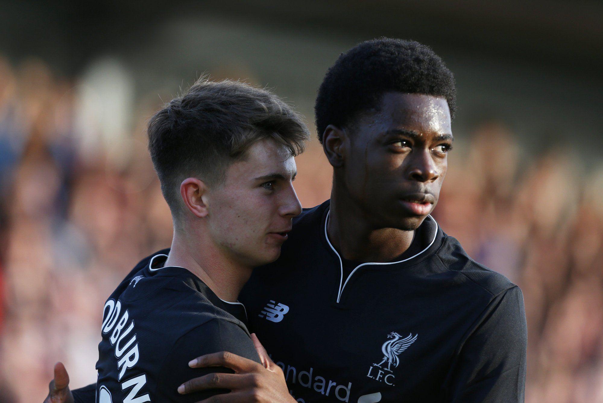 Great image of Ben Woodburn and Ovie Ejaria this evening