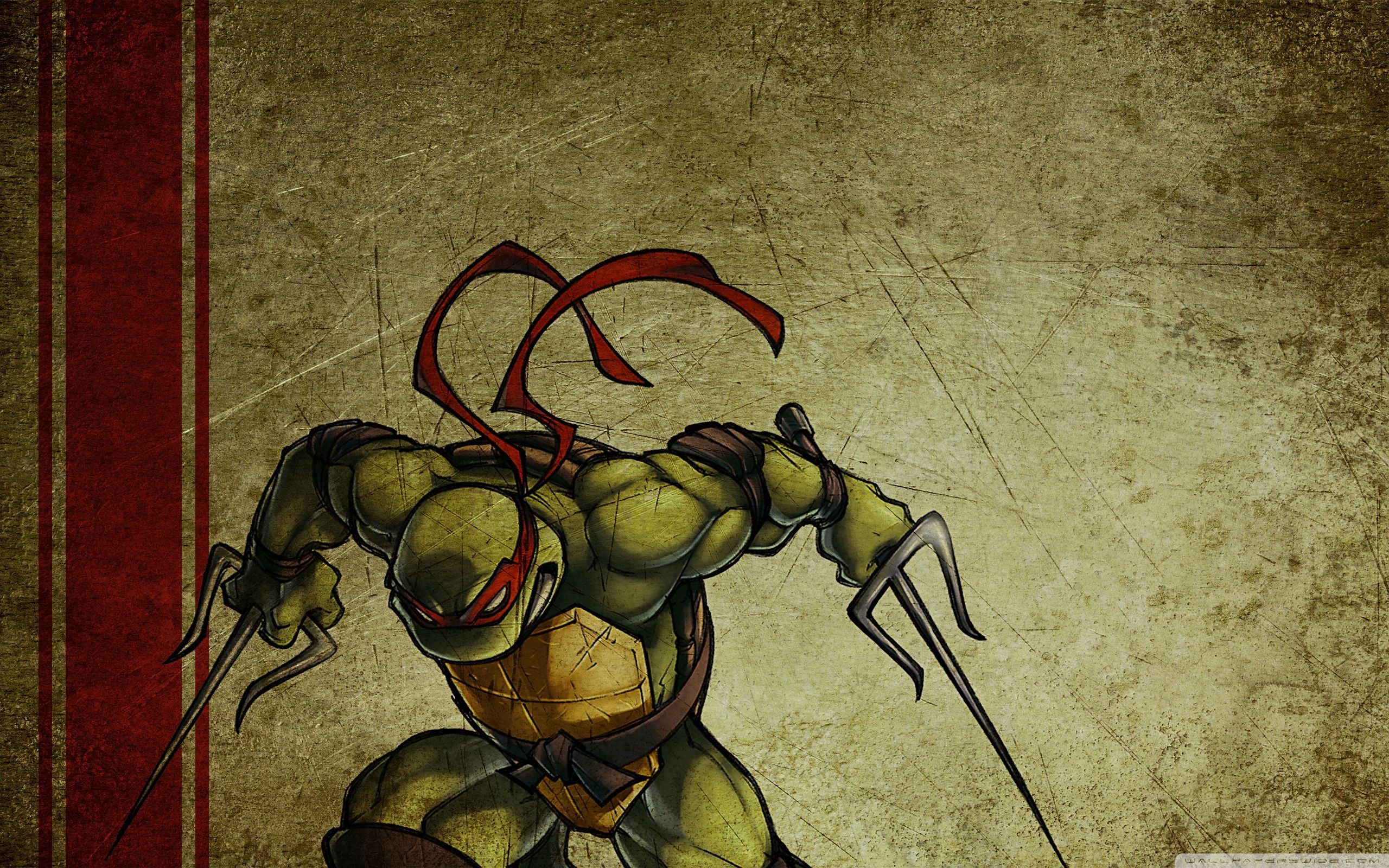 Raphael Teenage Mutant Ninja Turtles Ultra HD Desktop Background Wallpaper for 4K UHD TV, Tablet