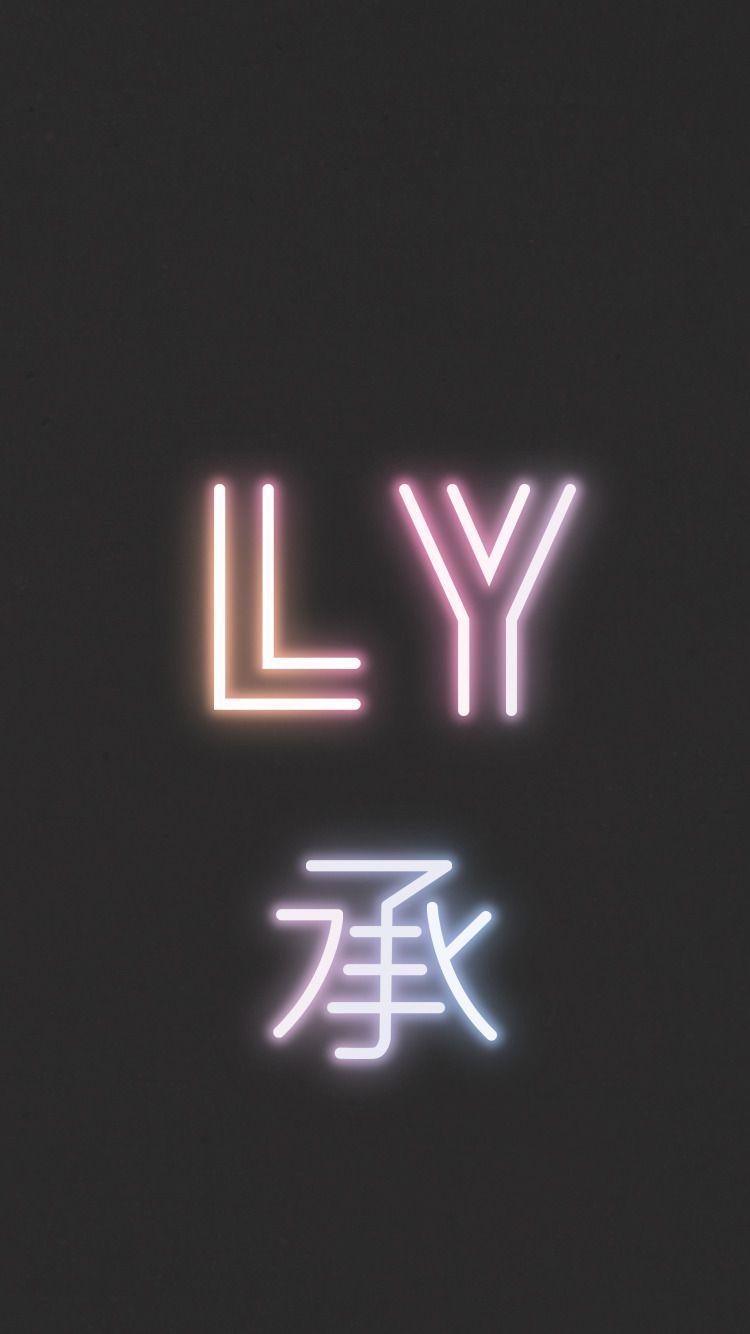 BTS Neon Flower Love Yourself kpop wallpaper lockscreen. lockscreen