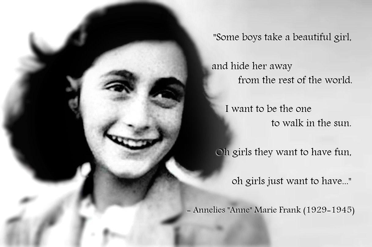 Mobile Anne Frank Picture