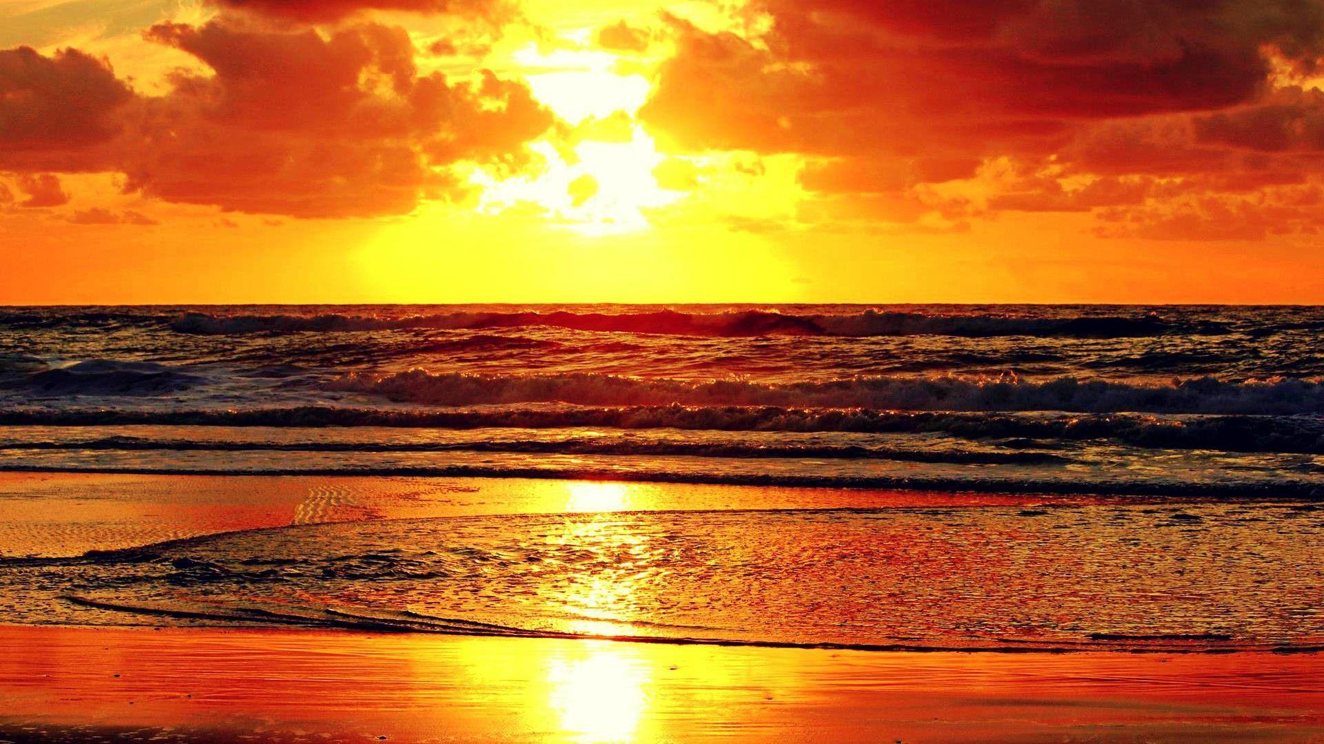 Beach Sunsets Wallpaper for Desktop