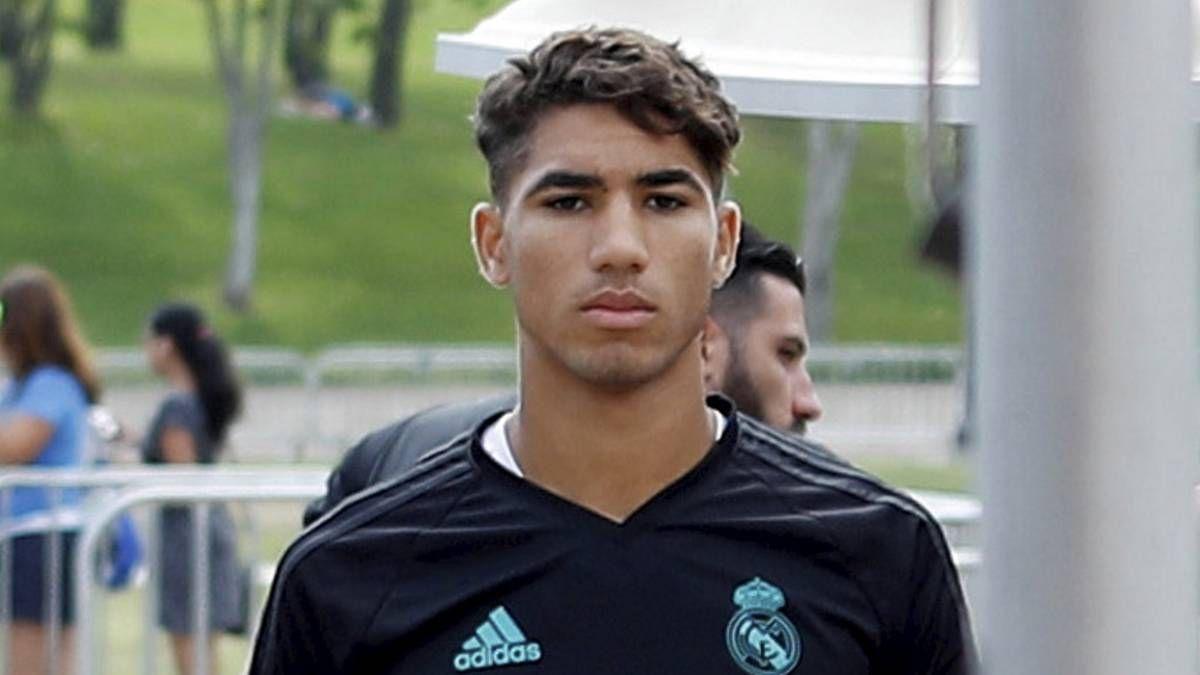 Achraf Hakimi has signed a contract with the first team. hala