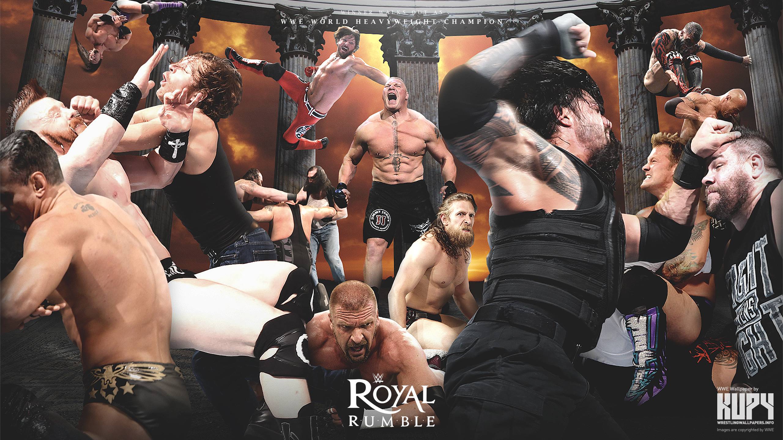 NEW WWE Royal Rumble 2016 wallpaper! Wrestling Wallpaper