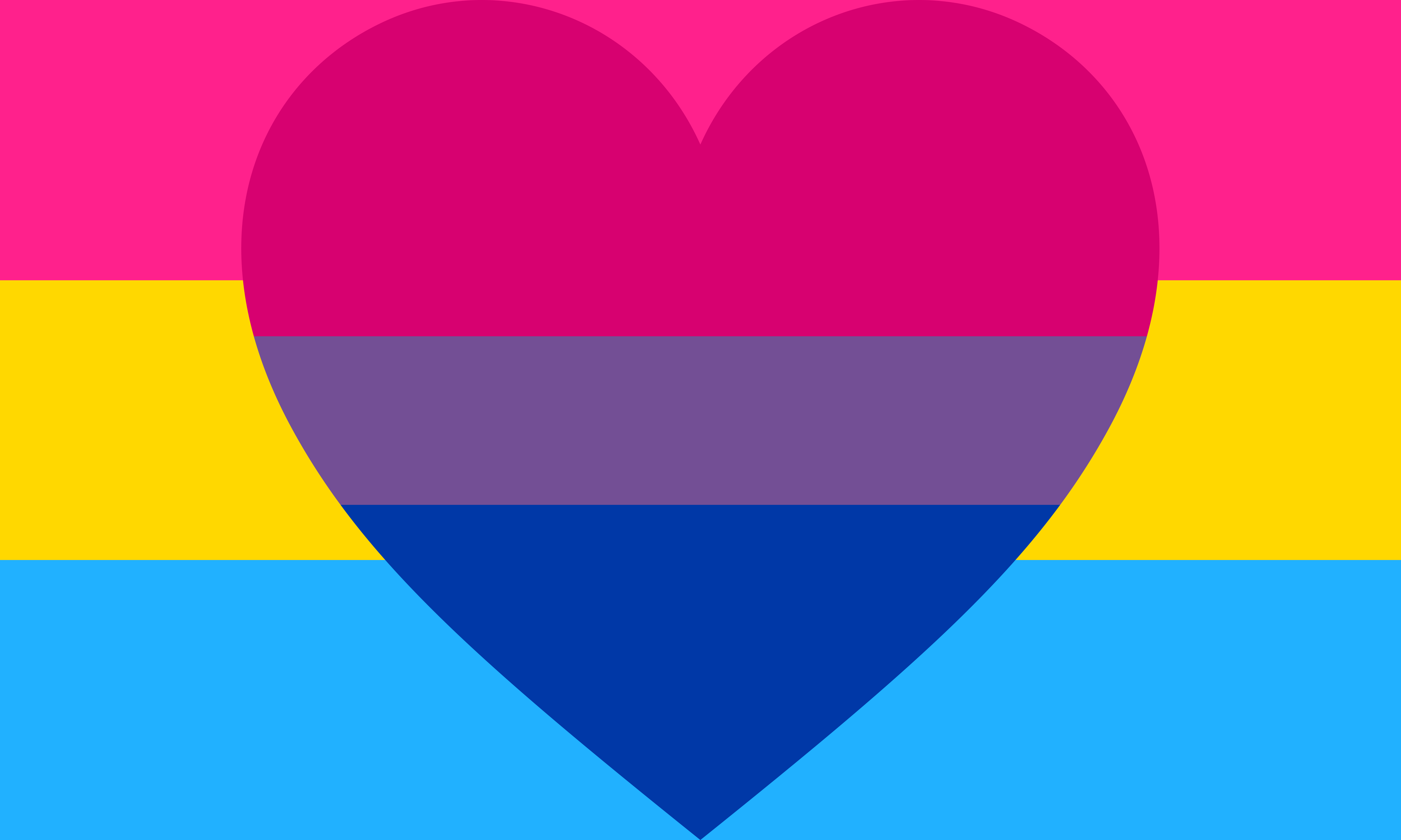 Pansexual Biromantic Combo Flag by Pride.