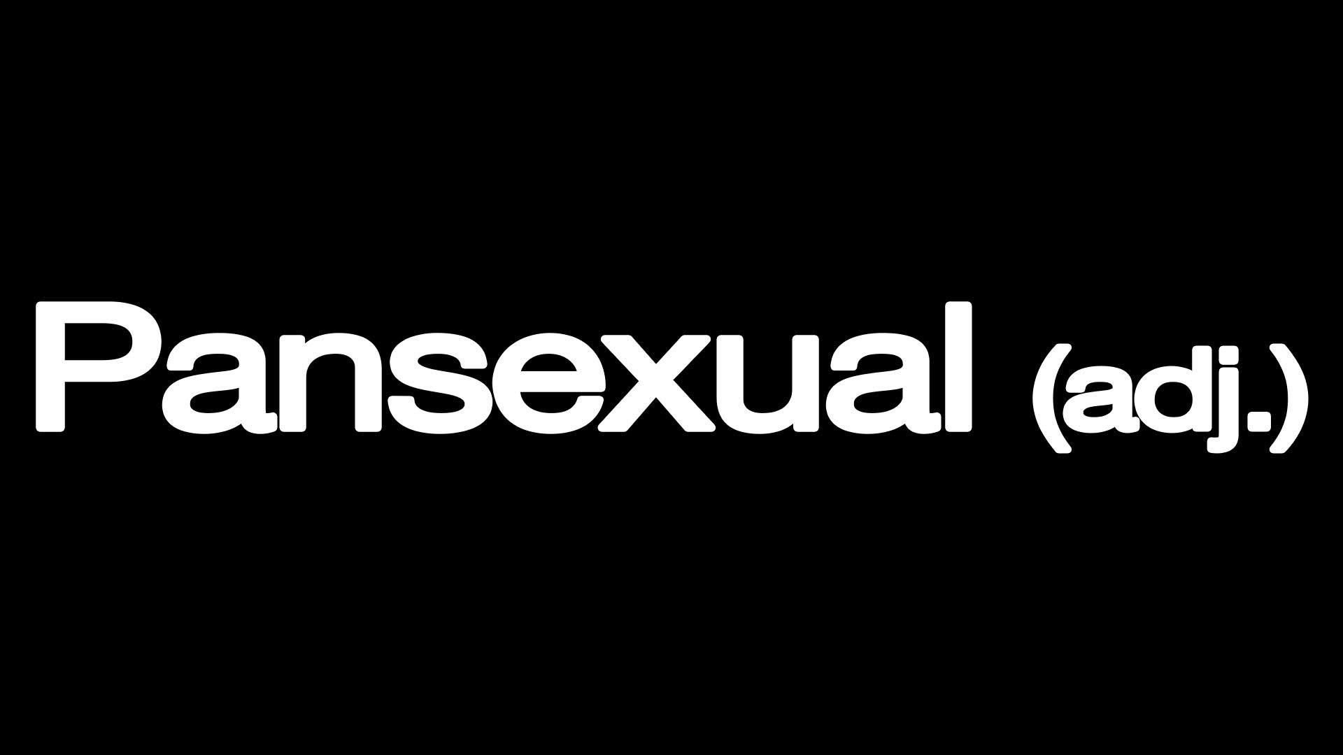 What is a PANSEXUAL?