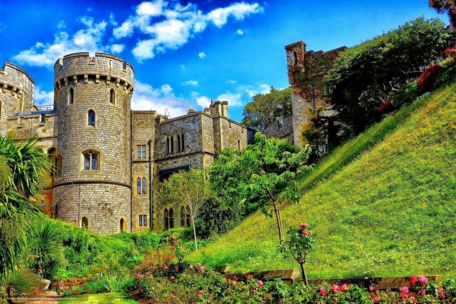 Download wallpaper Windsor castle, Berkshire, England free desktop