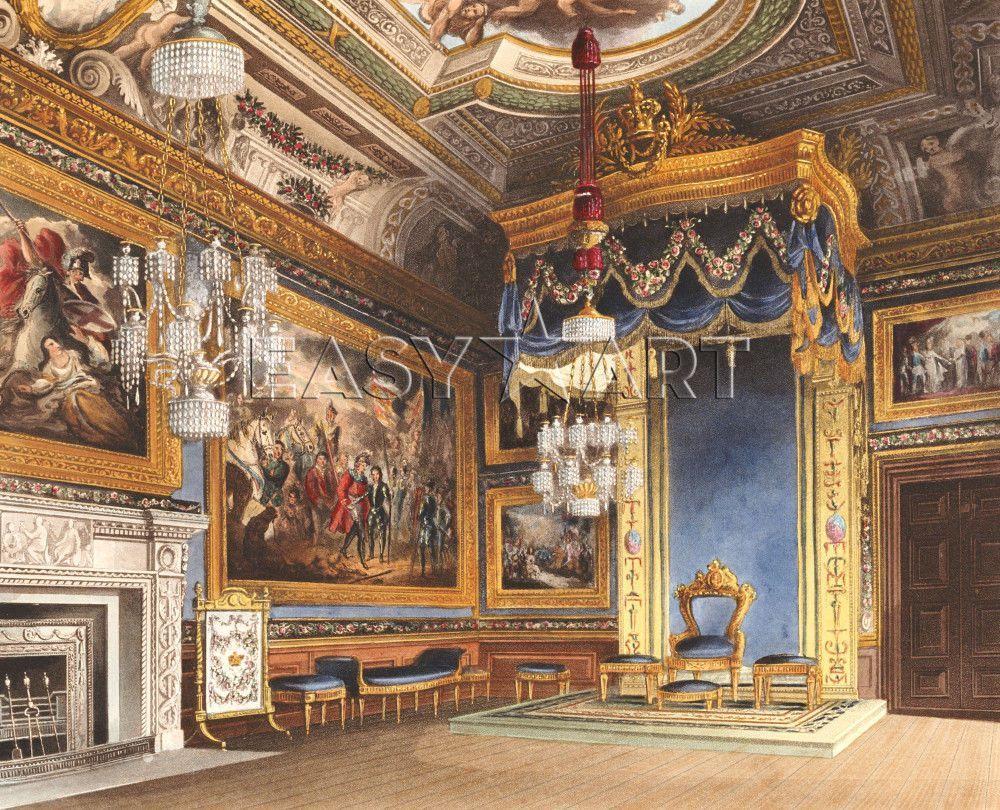 Windsor Castle Interior Image. The King's Audience Chamber