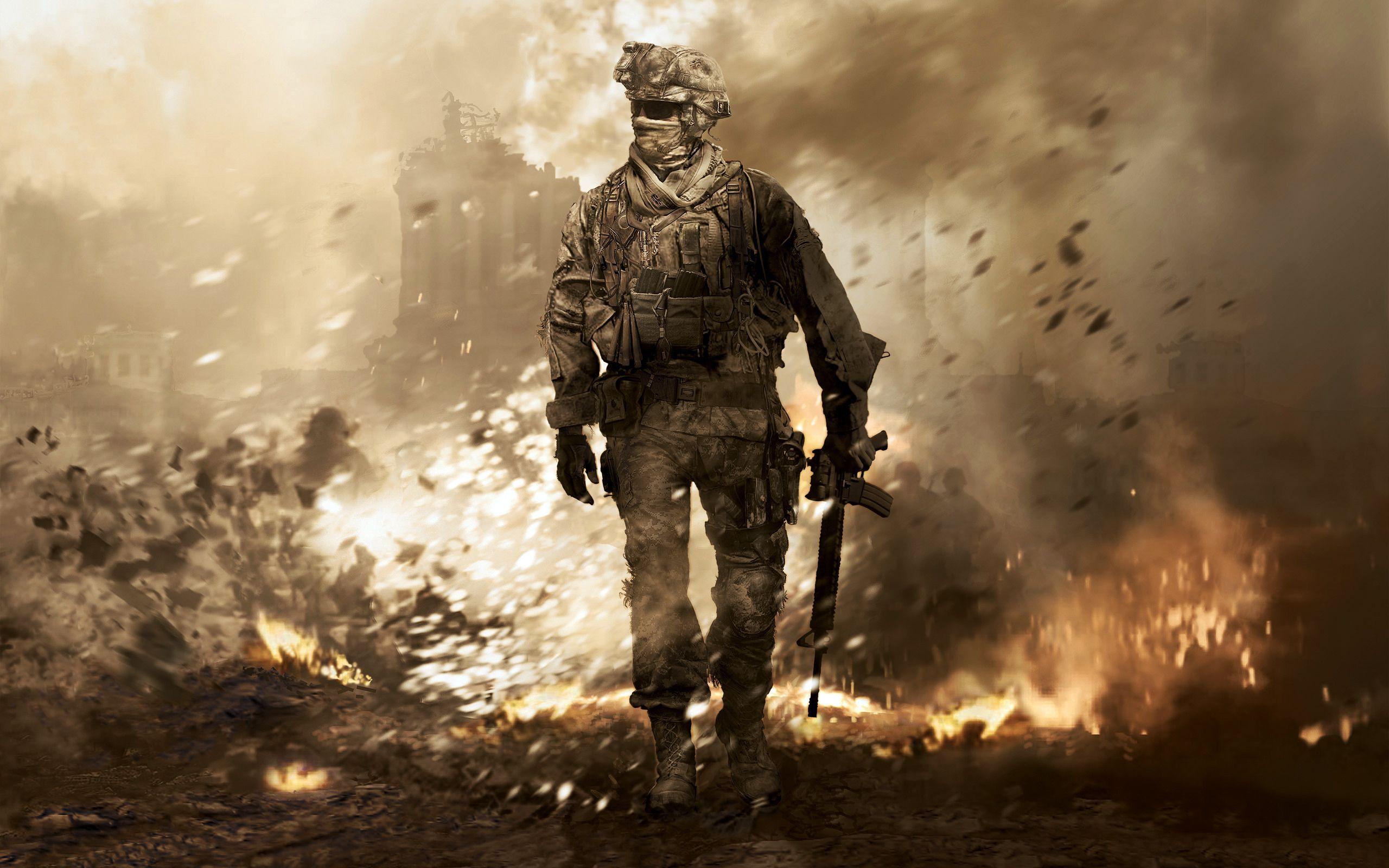 Call Of Duty 4 Modern Warfare Game Wallpaper 2560x1600 1517. Imágenes militares, Cancion de hielo y fuego, Videojuegos