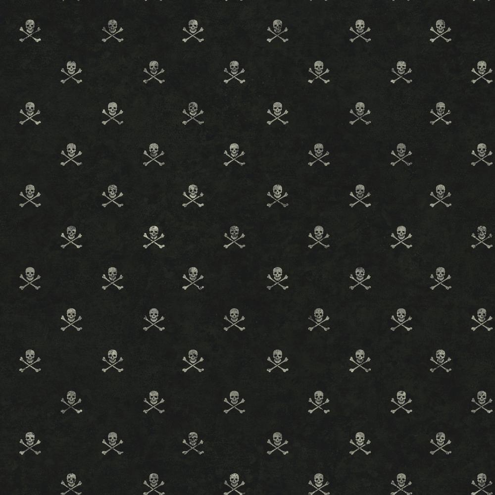 York Wallcoverings Brothers and Sisters V Skull and Crossbones