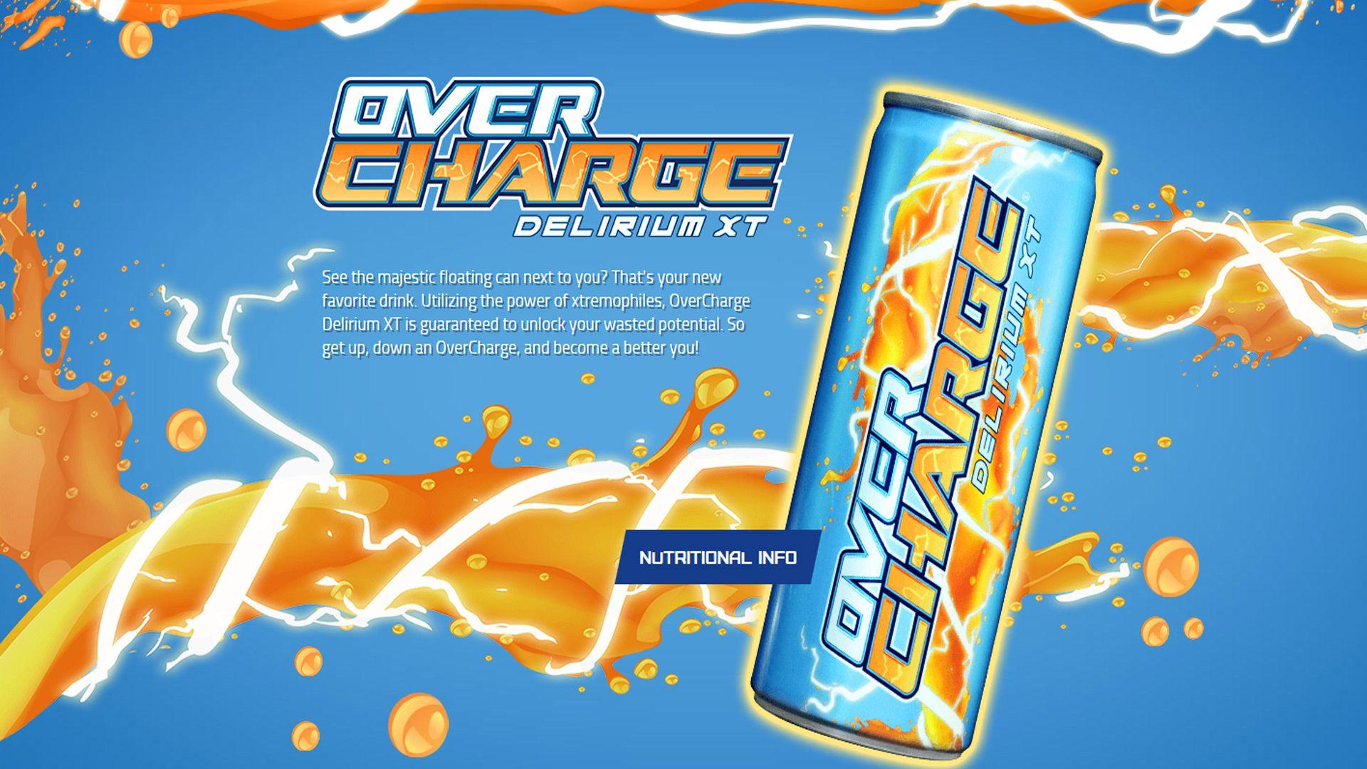 Sunset Overdrive Overcharge Drink Article